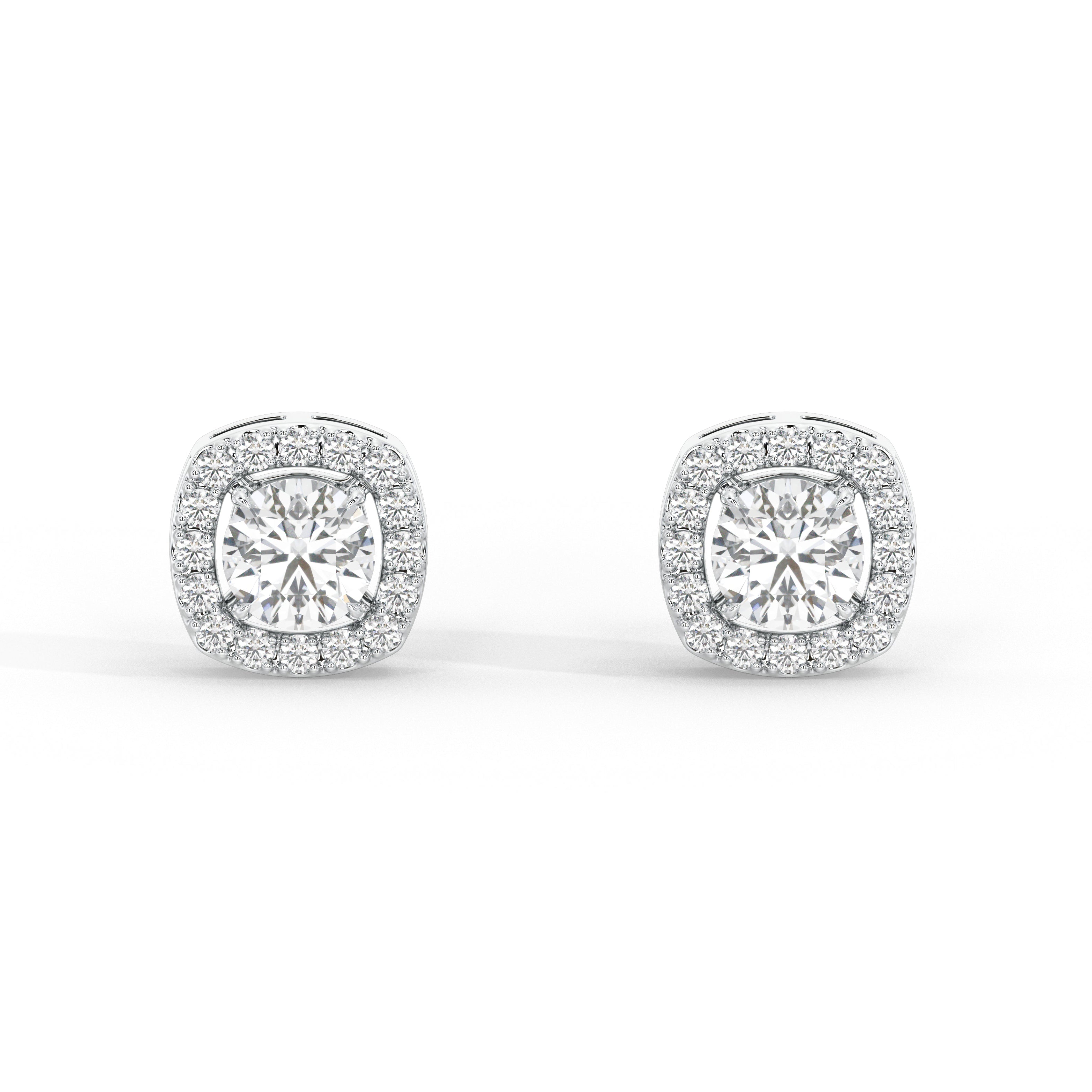 1.3 Carat Ondine Round Cluster Studs