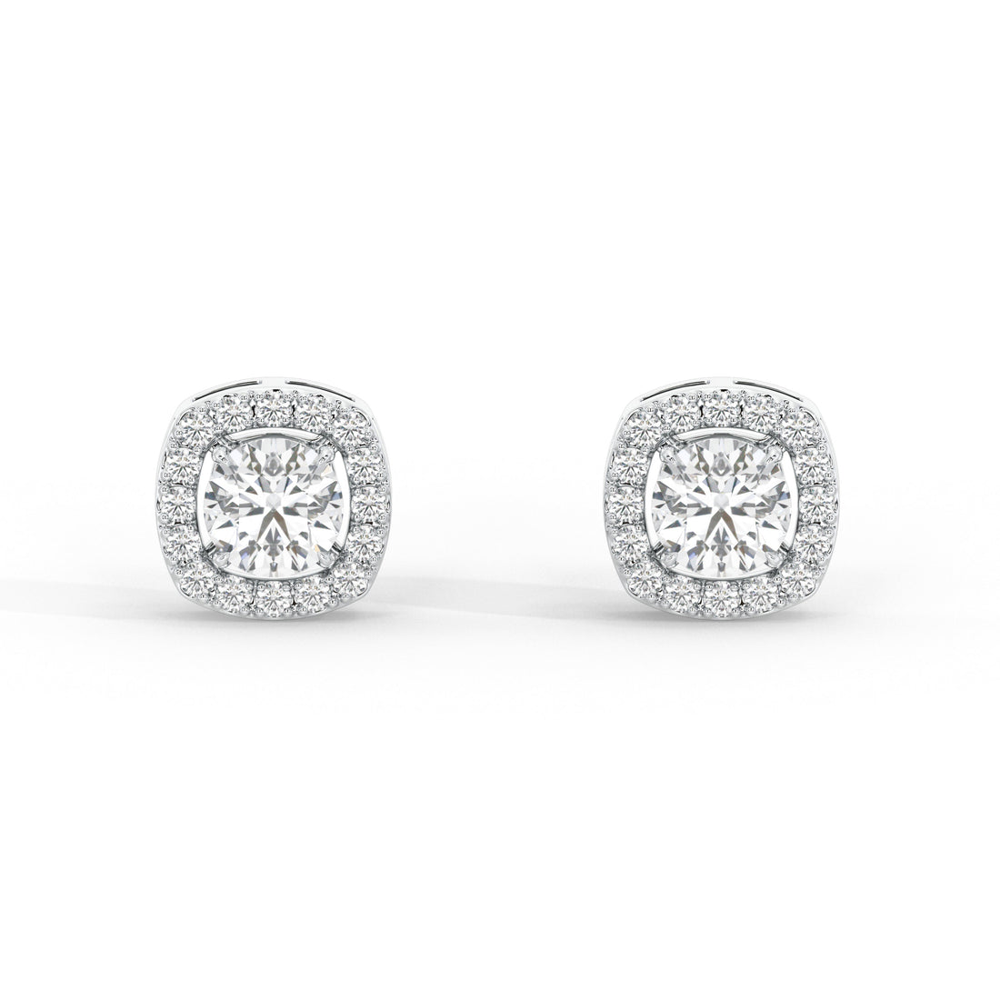 1.3 Carat Ondine Round Cluster Studs