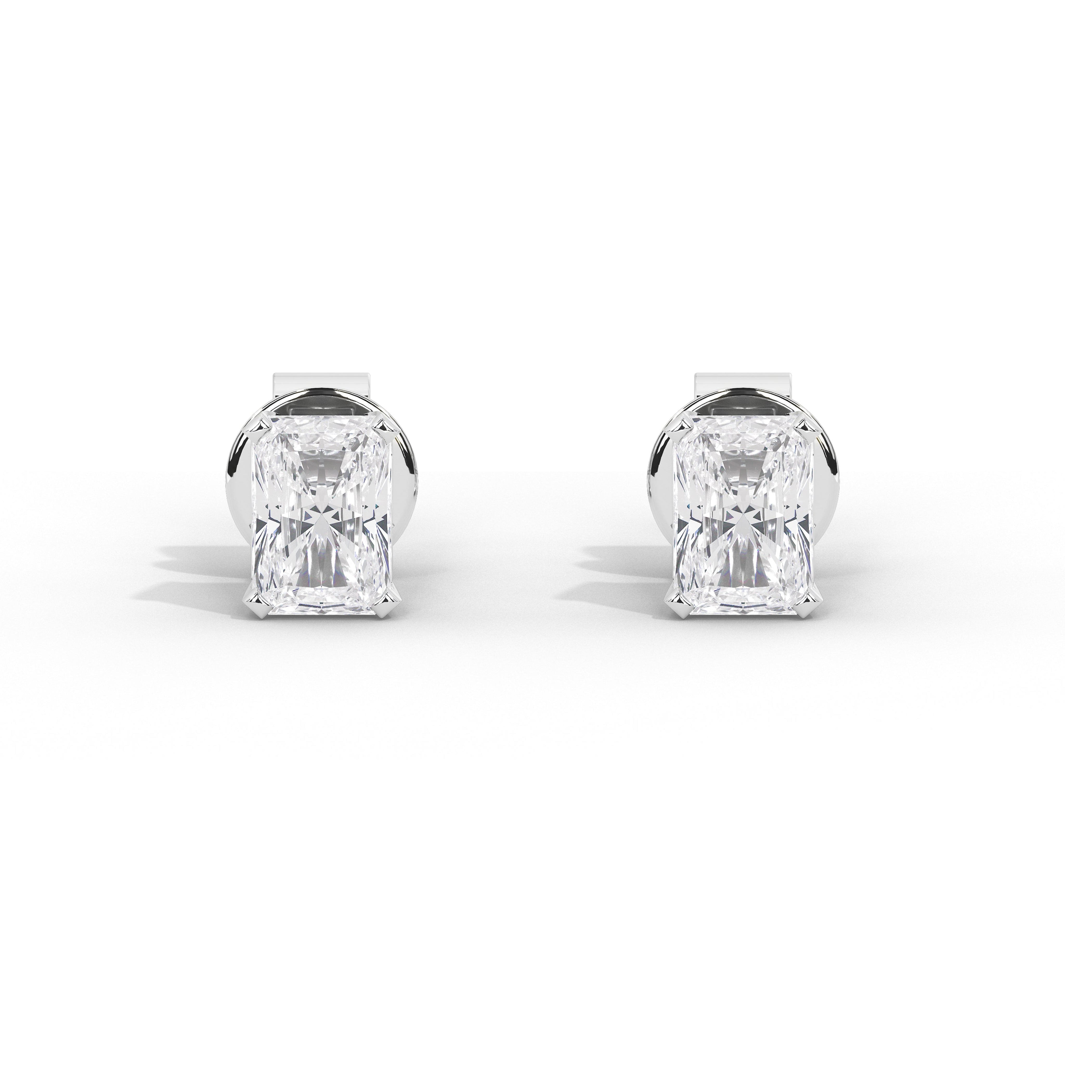 1.75 Carat Celestine Emerald Studs