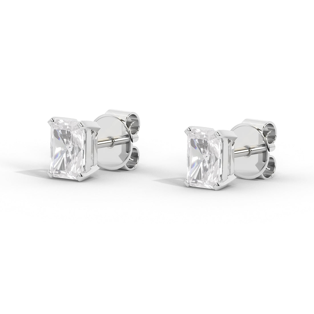 1.75 Carat Celestine Emerald Studs