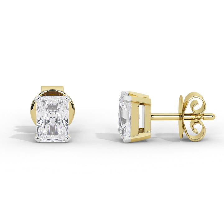 1.75 Carat Celestine Emerald Studs
