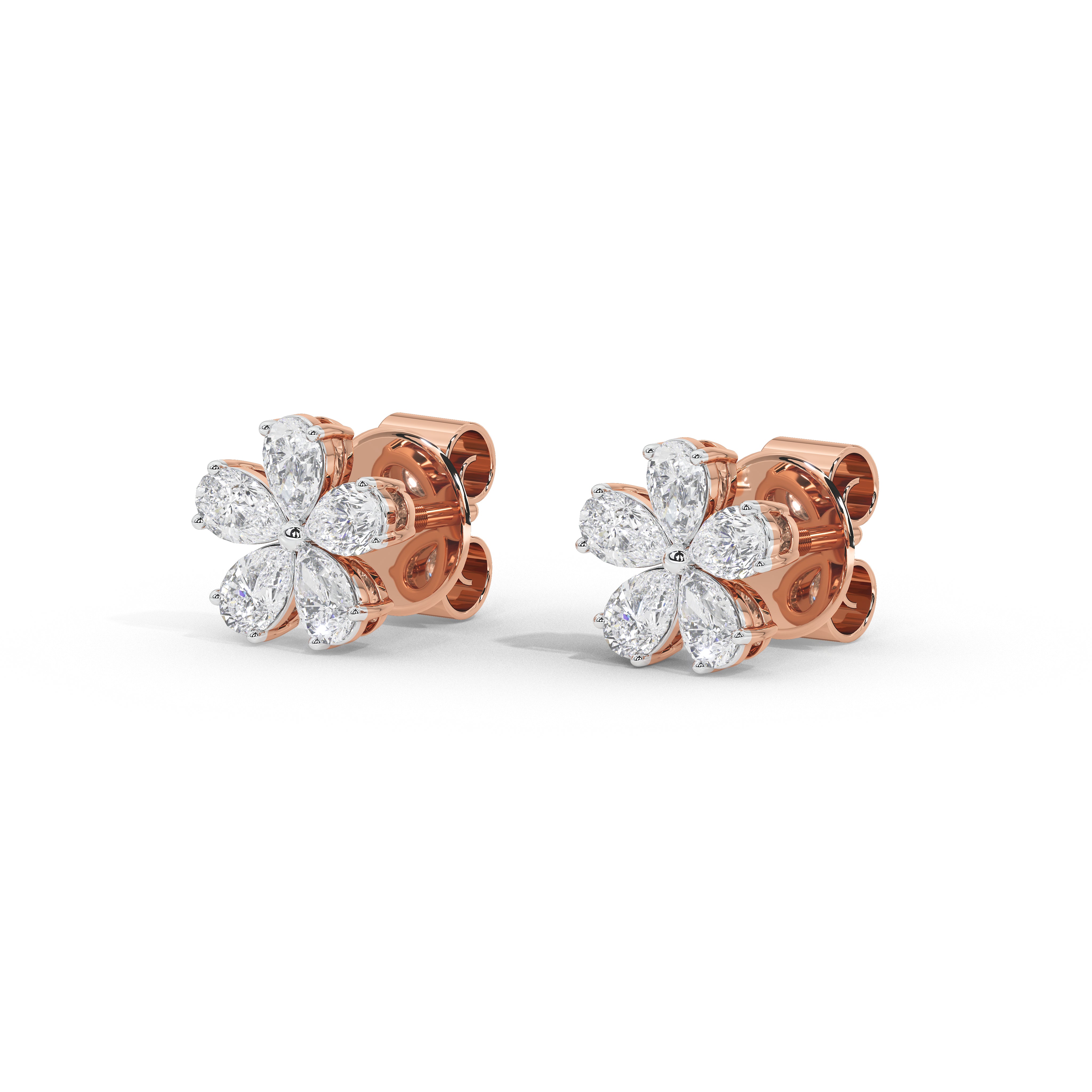 1.3 Carat Daisy Blossom Studs