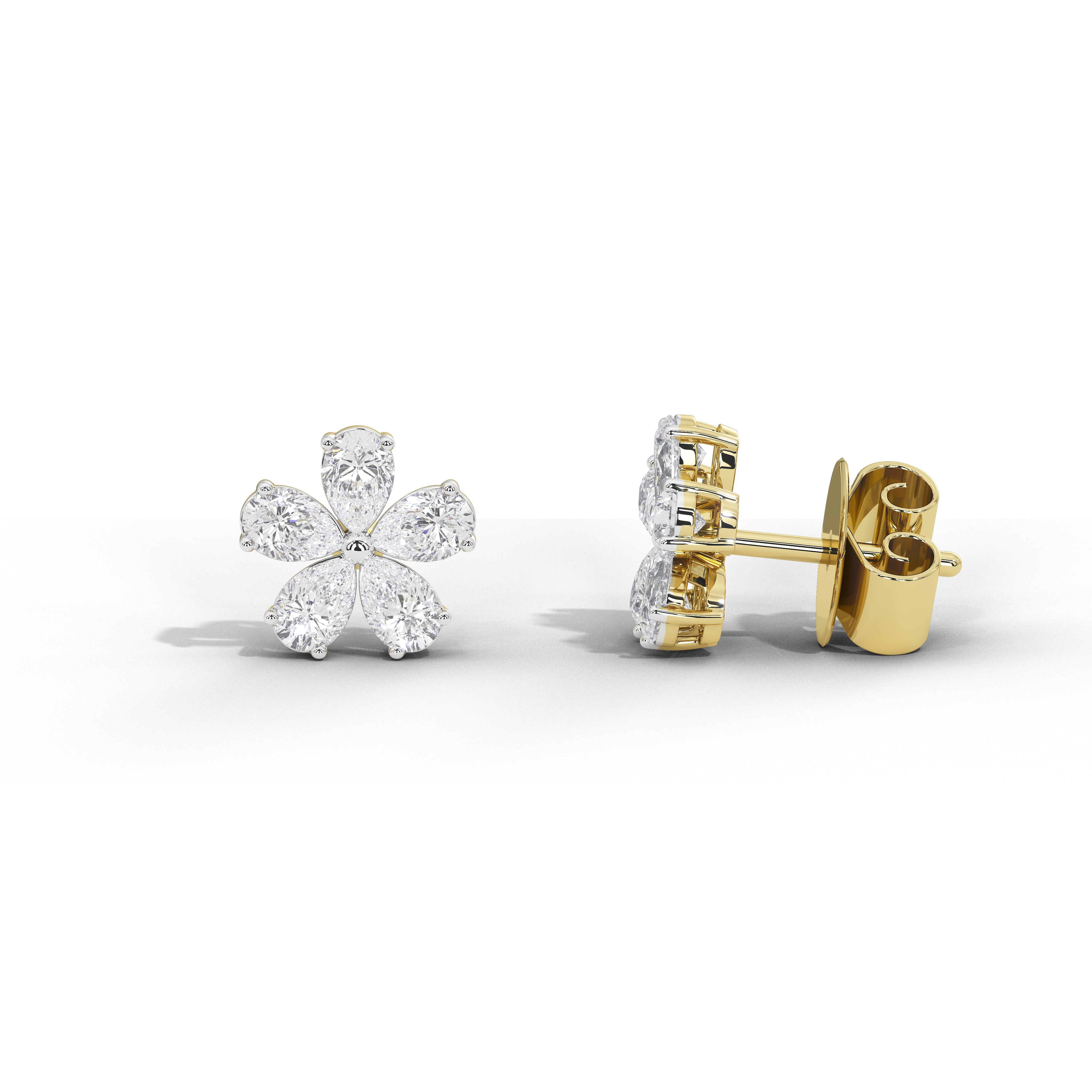 1.3 Carat Daisy Blossom Studs