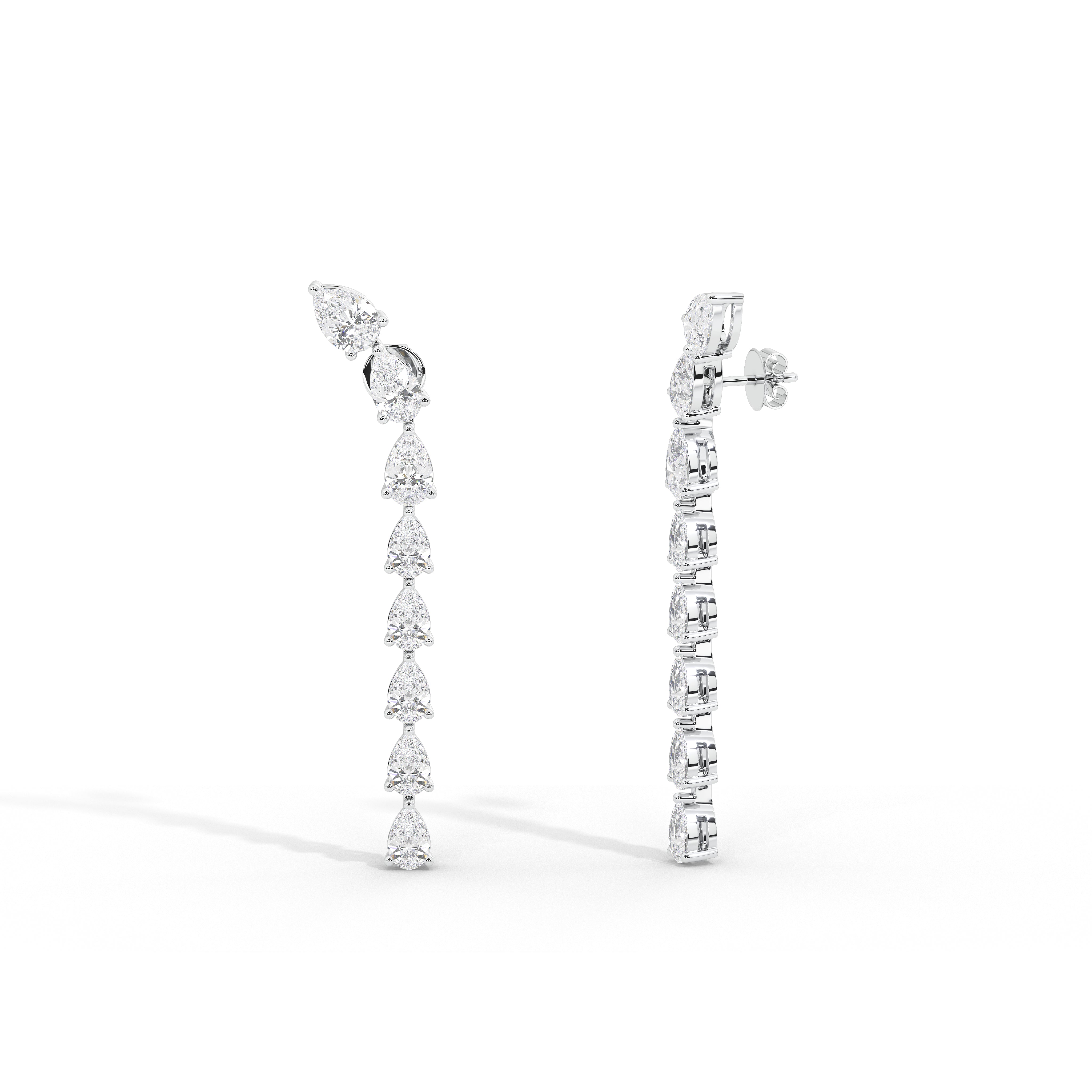 4.5 Carat Arabella Pear Danglers