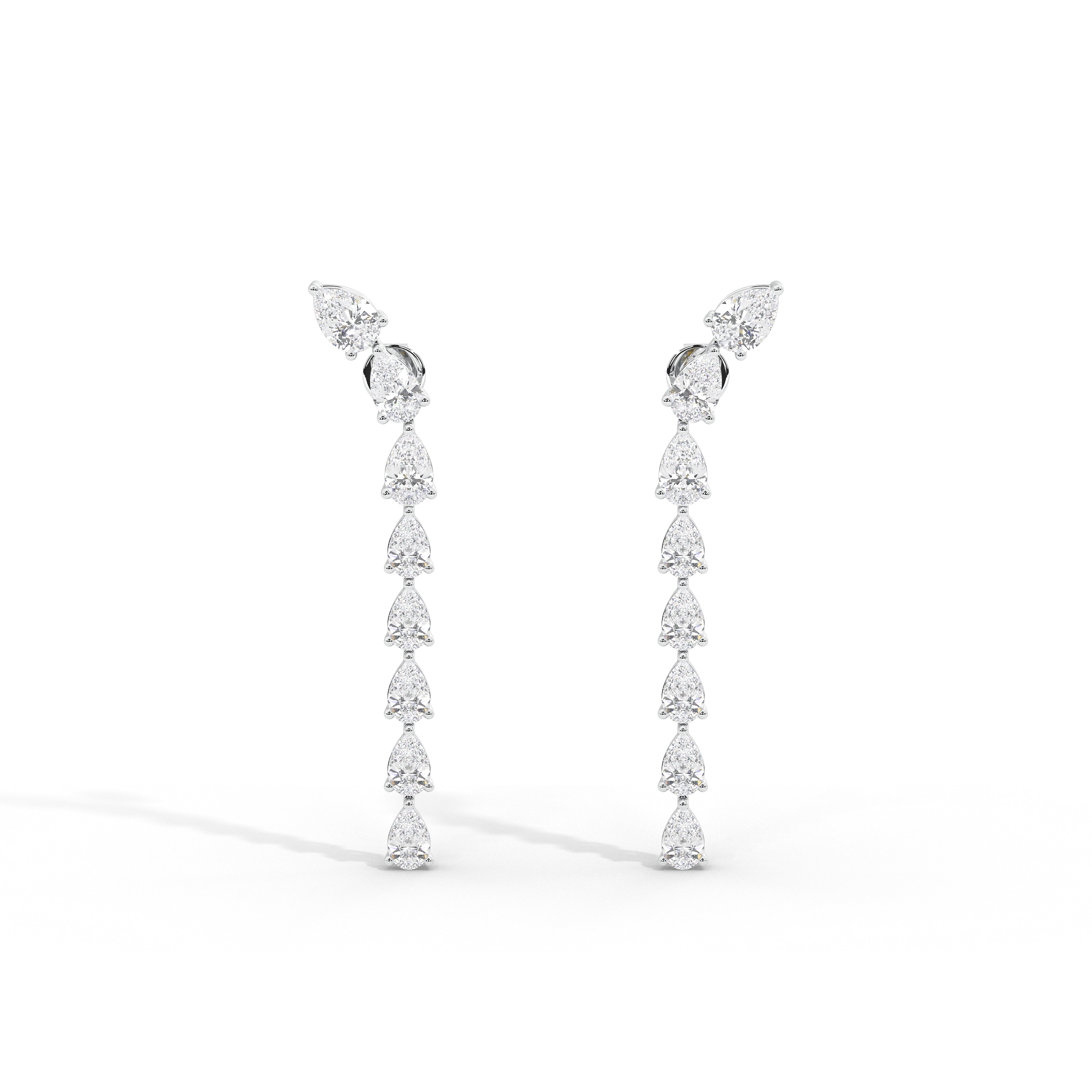 4.5 Carat Arabella Pear Danglers