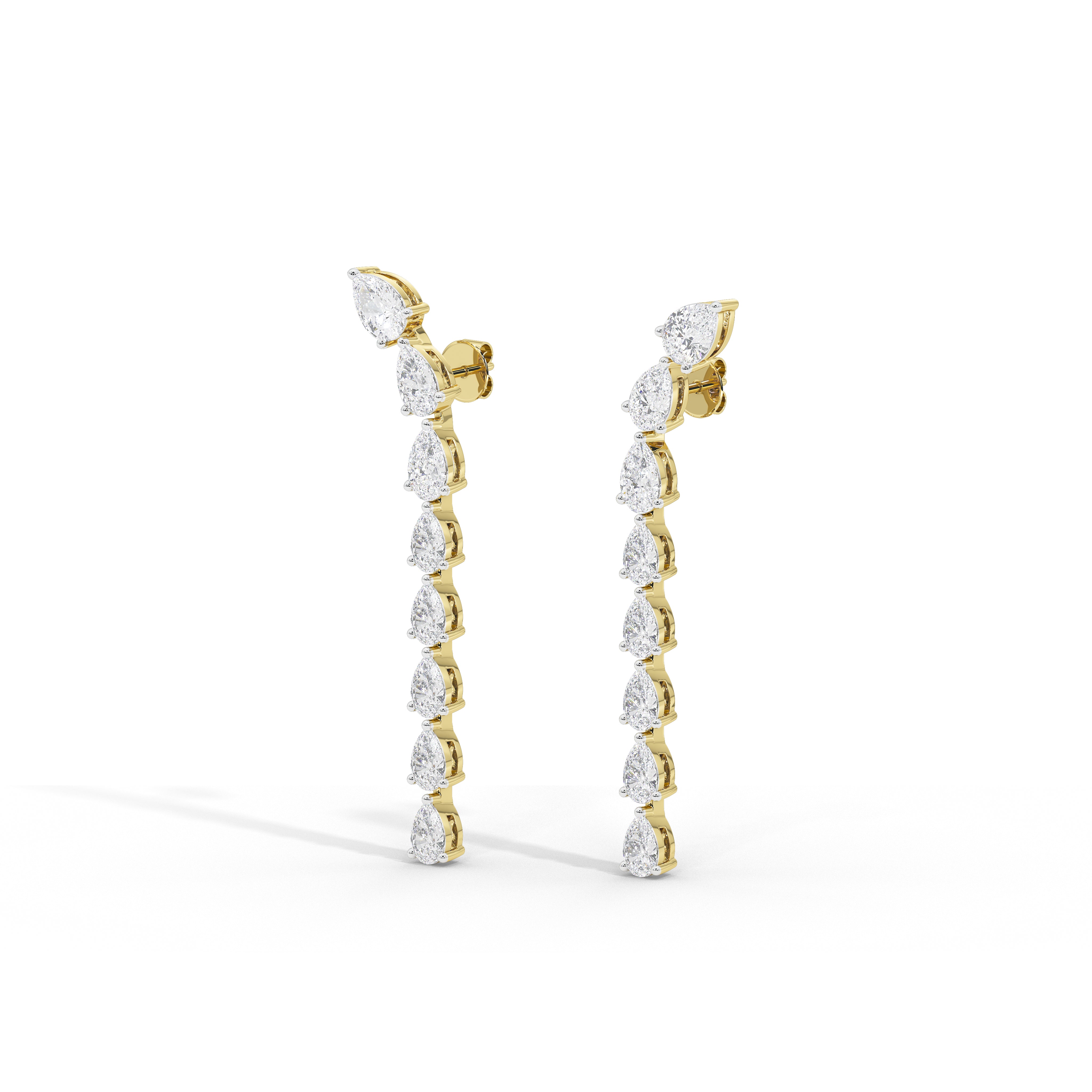 4.5 Carat Arabella Pear Danglers