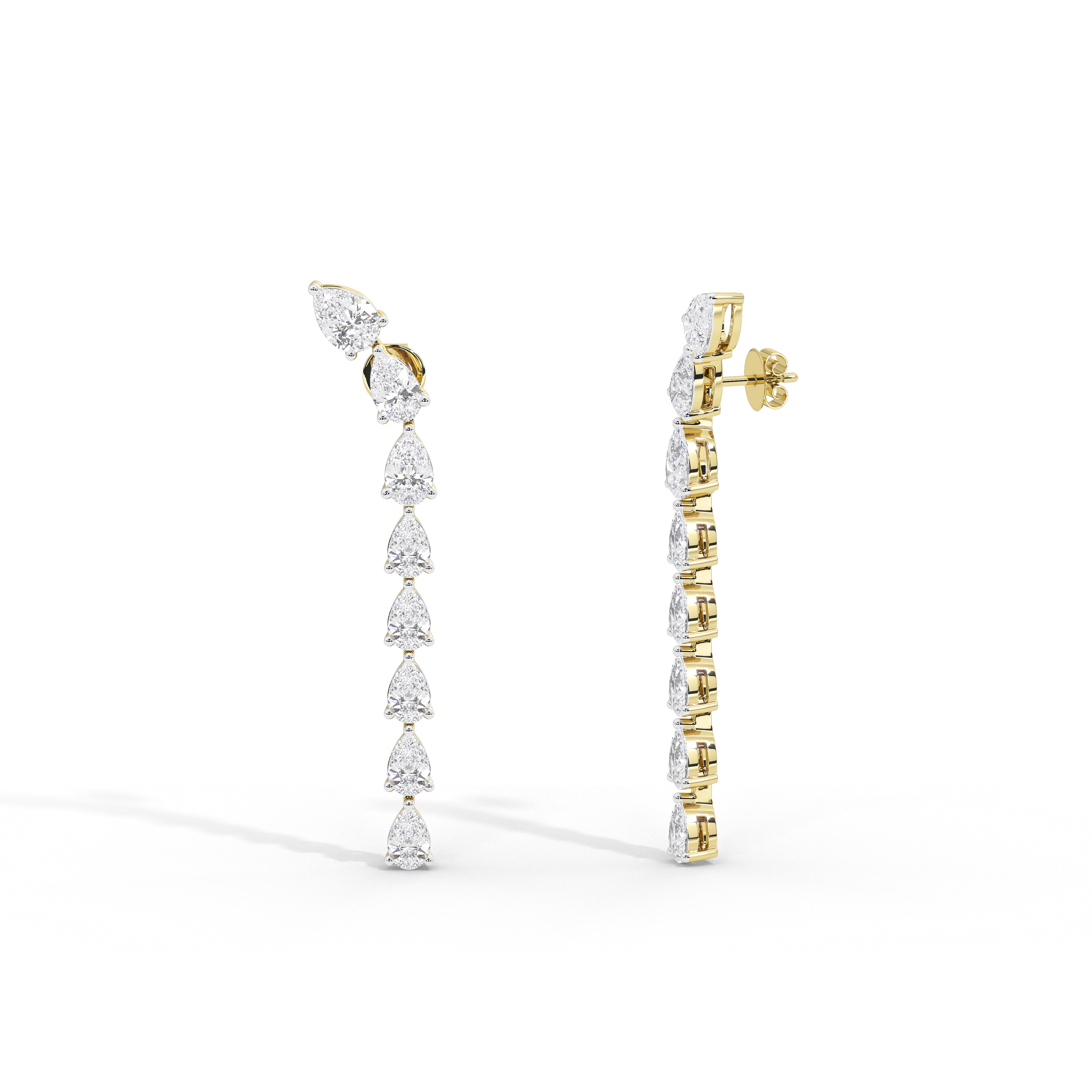 4.5 Carat Arabella Pear Danglers