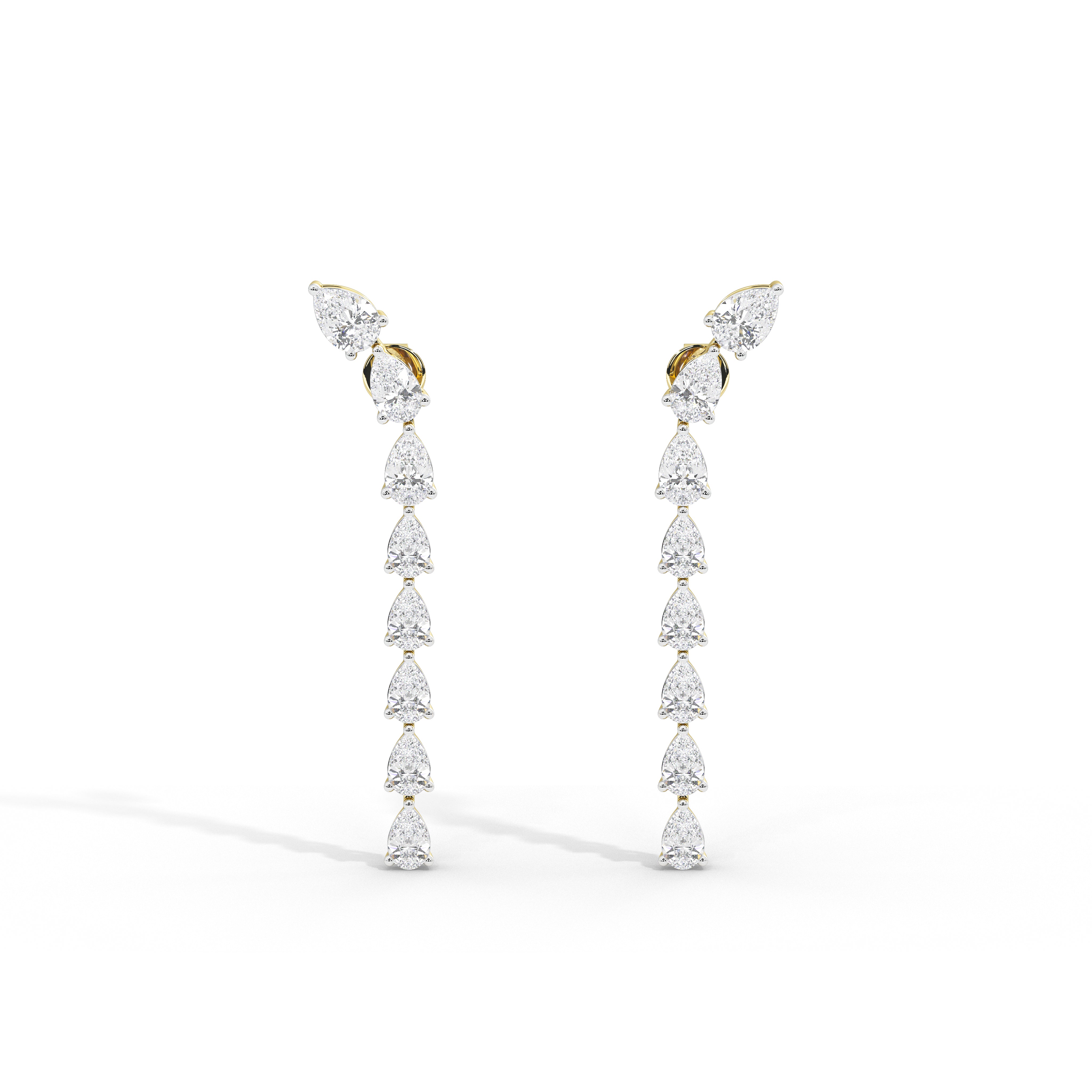 4.5 Carat Arabella Pear Danglers
