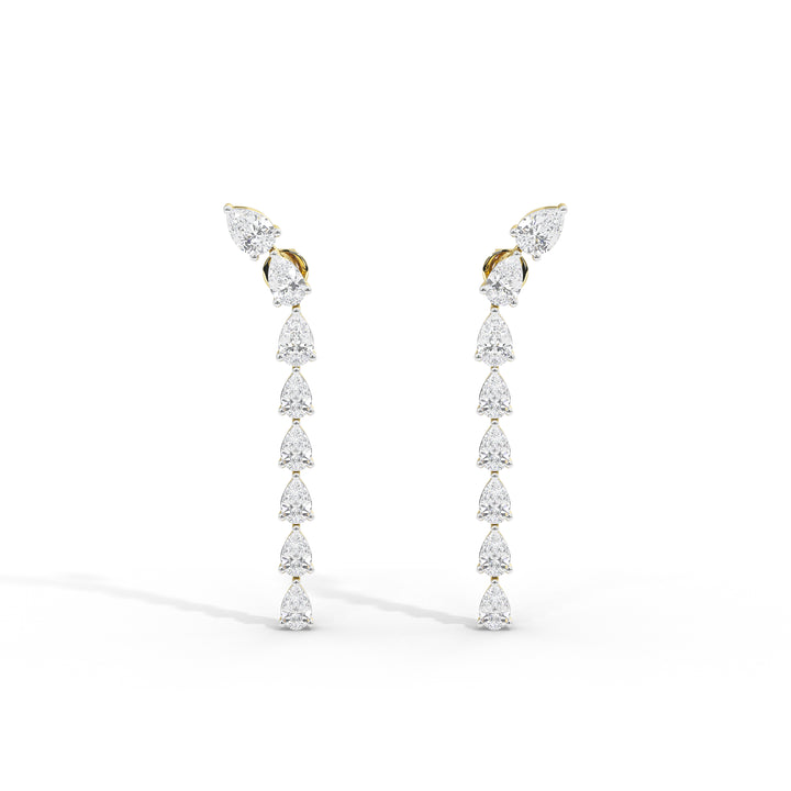4.5 Carat Arabella Pear Danglers