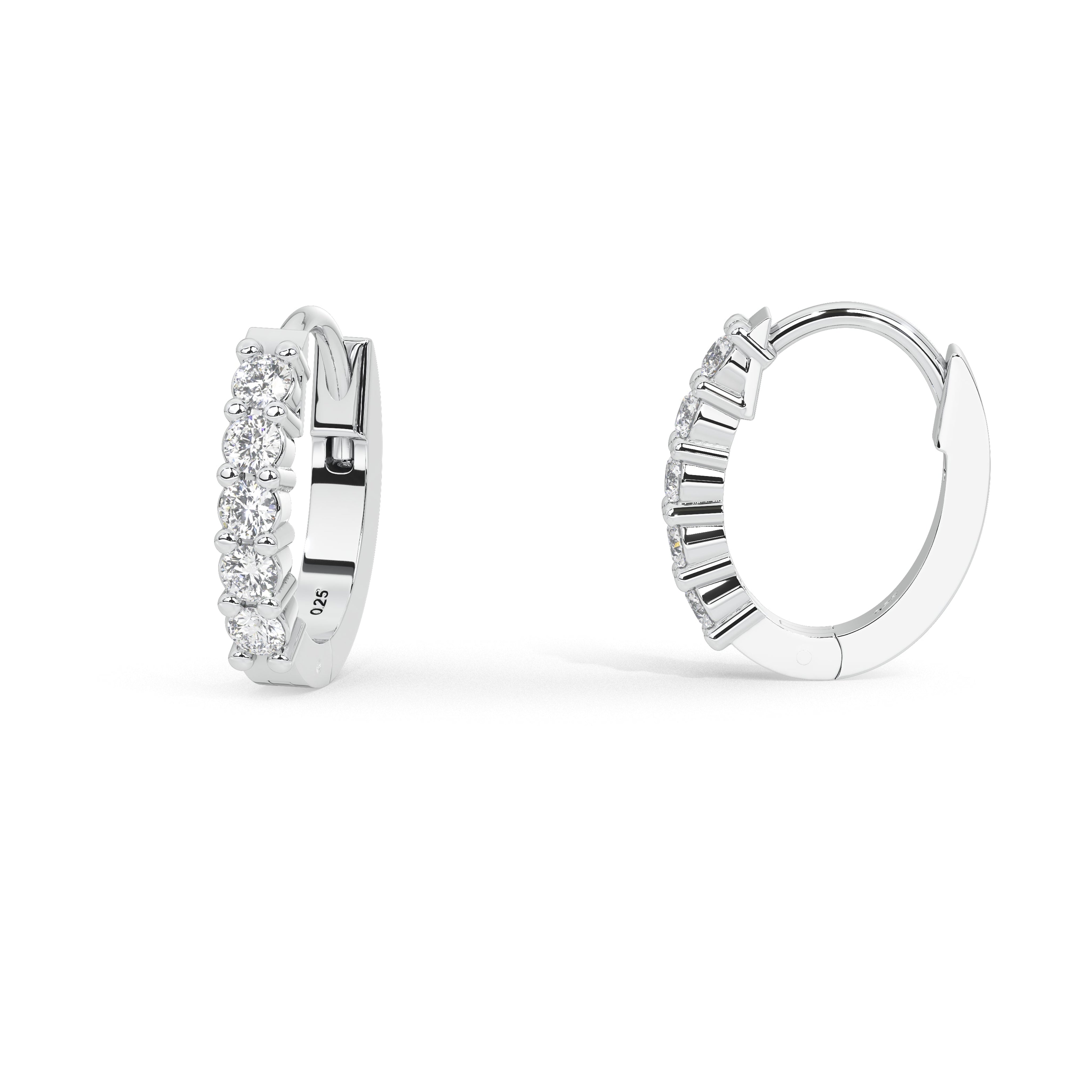 0.5 Carat Delphine Everyday Hoops