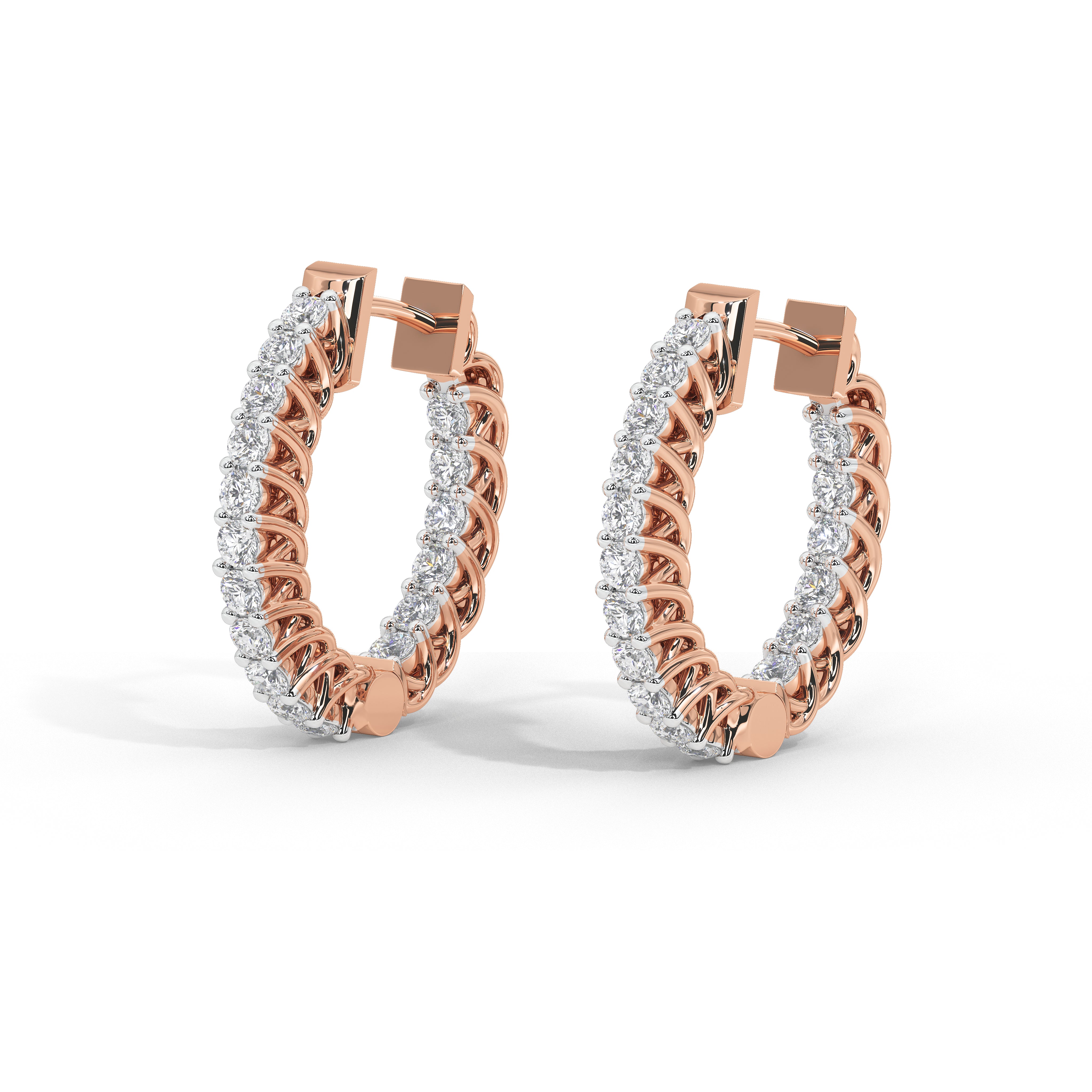 0.8 Carat Rowena Eternity Hoops