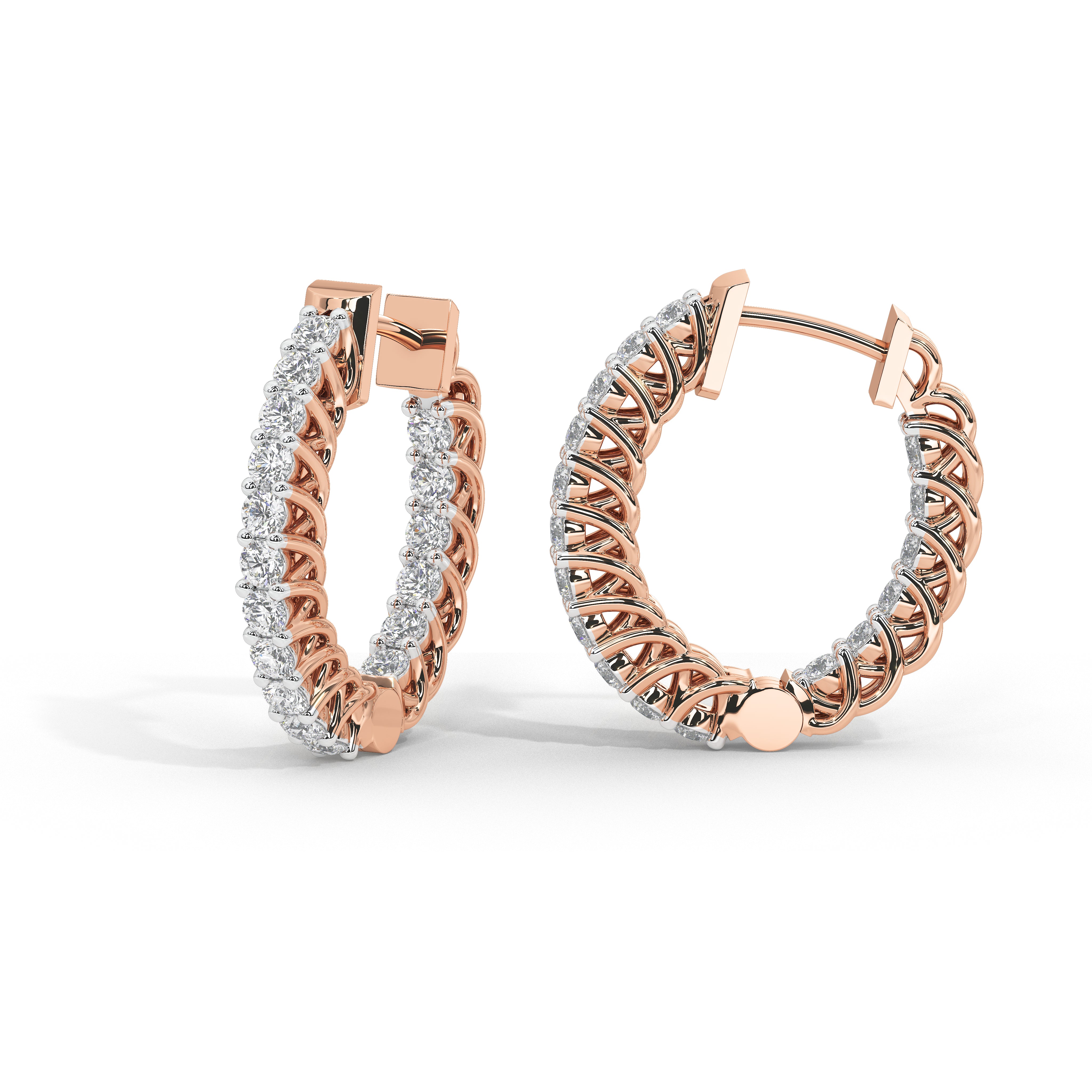 0.8 Carat Rowena Eternity Hoops