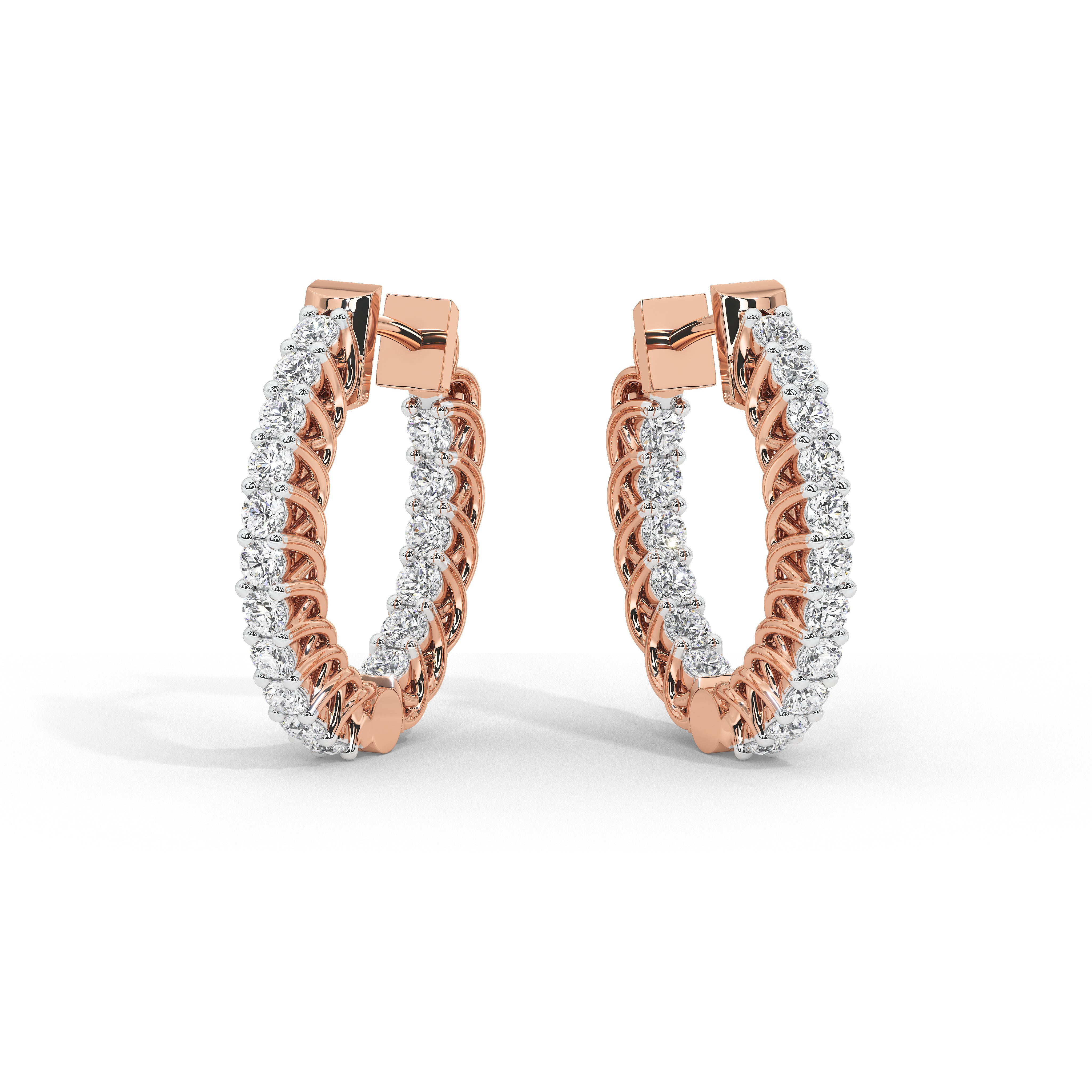 0.8 Carat Rowena Eternity Hoops