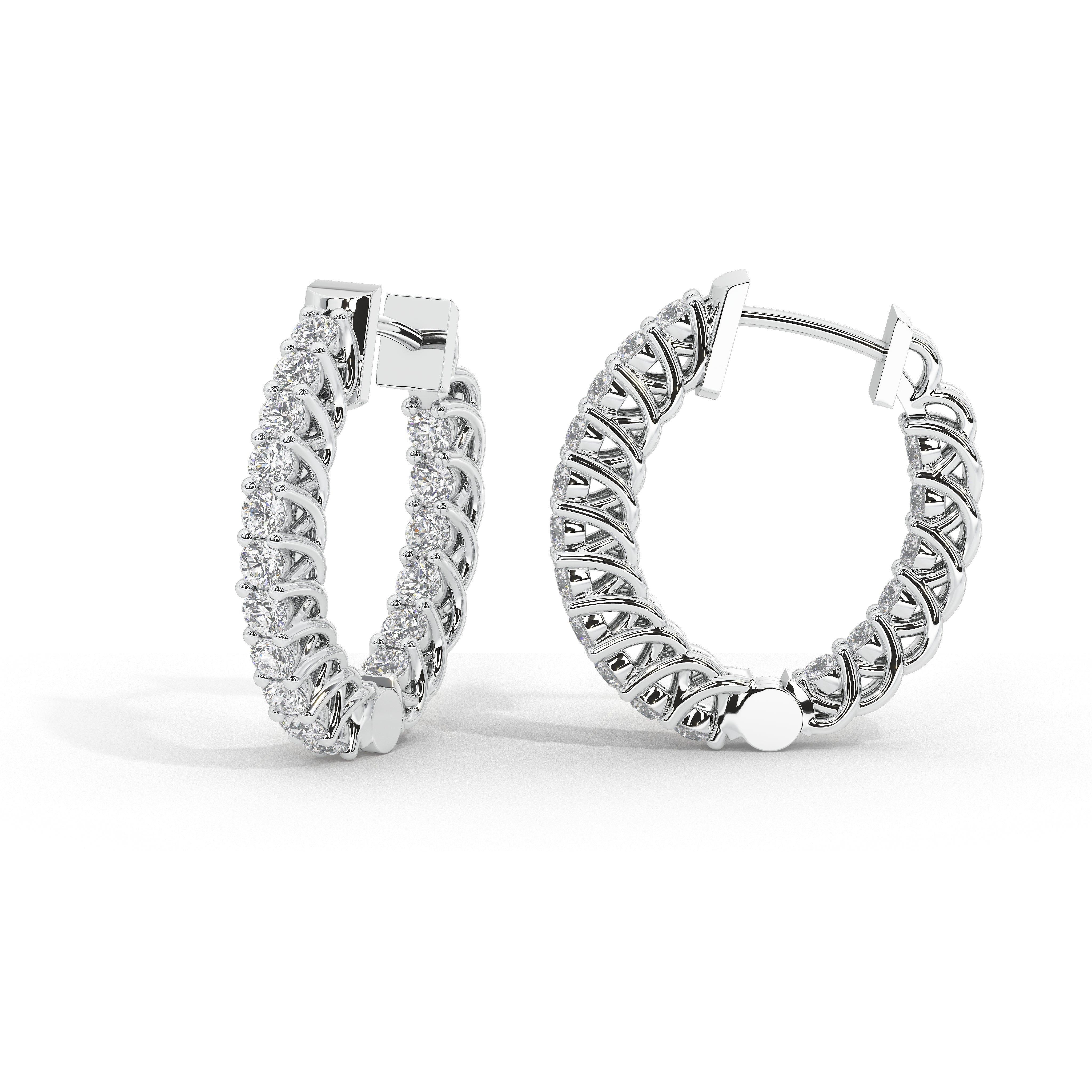 0.8 Carat Rowena Eternity Hoops