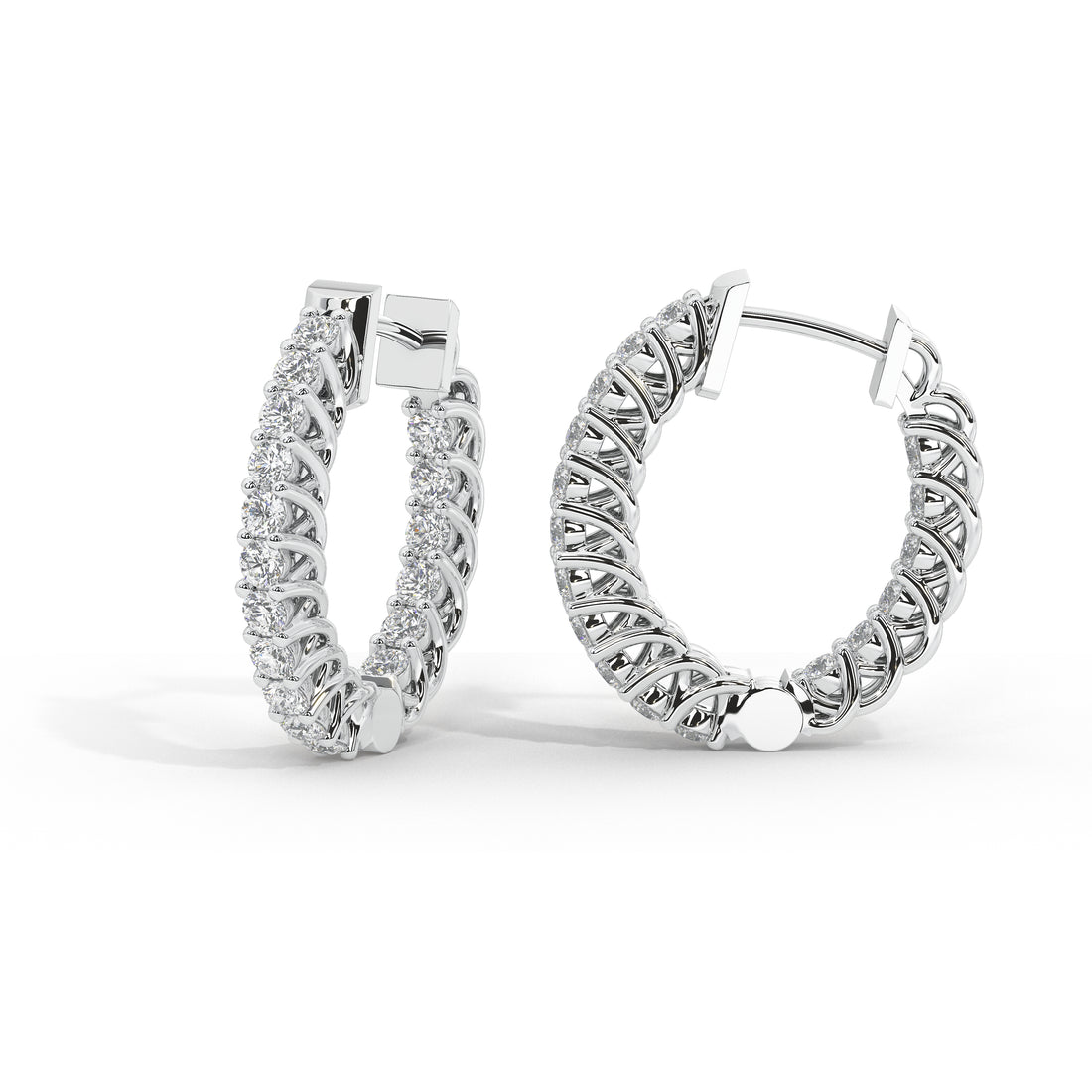 0.8 Carat Rowena Eternity Hoops