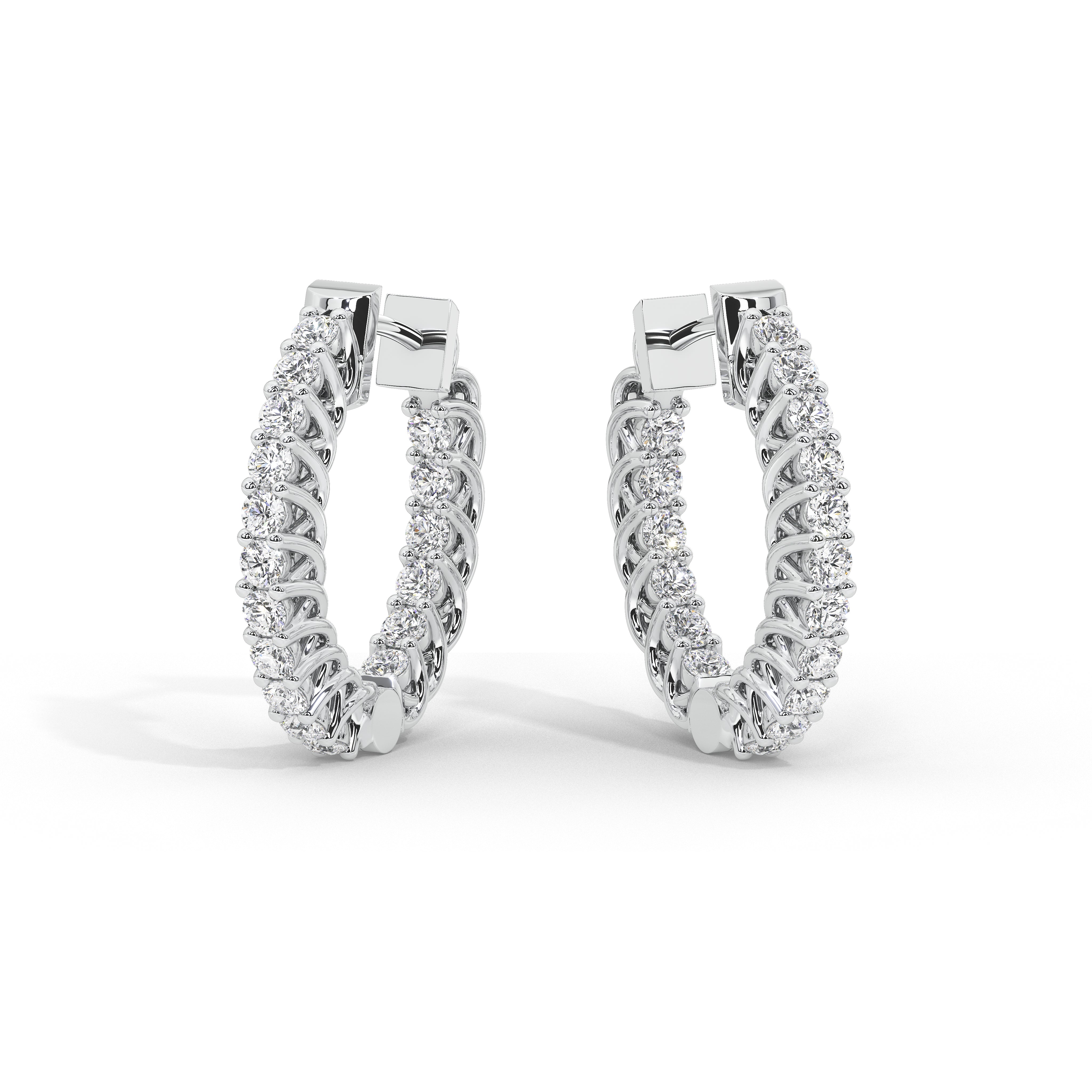 0.8 Carat Rowena Eternity Hoops