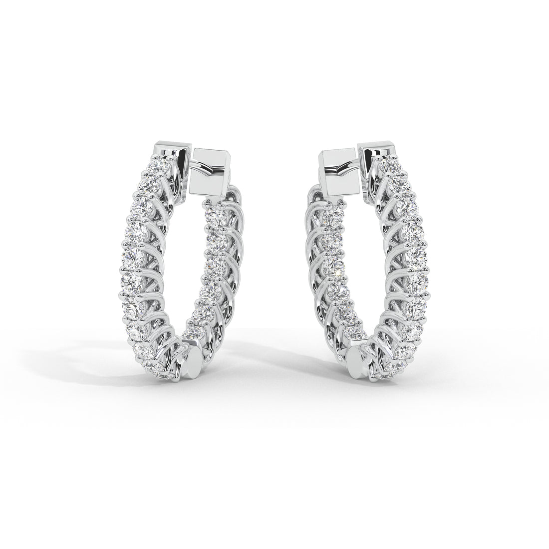 0.8 Carat Rowena Eternity Hoops