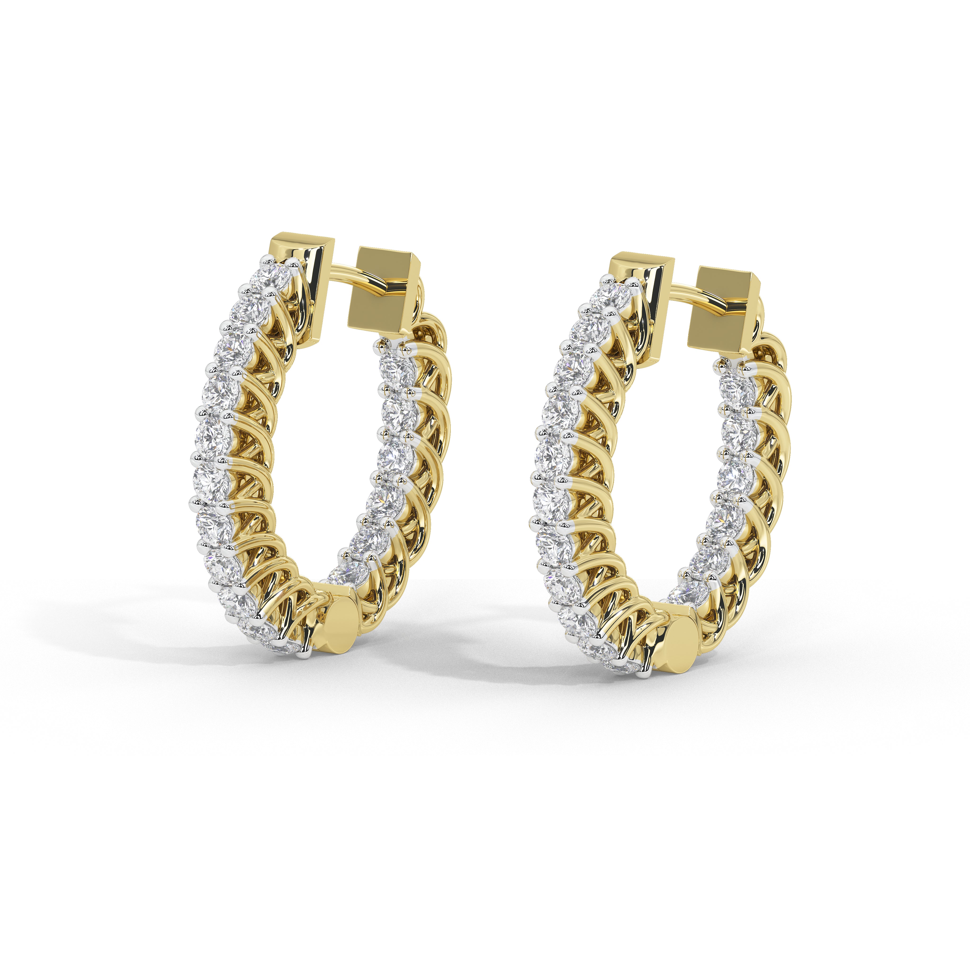 0.8 Carat Rowena Eternity Hoops
