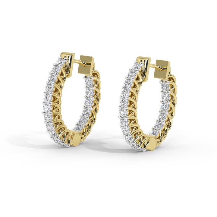 0.8 Carat Rowena Eternity Hoops