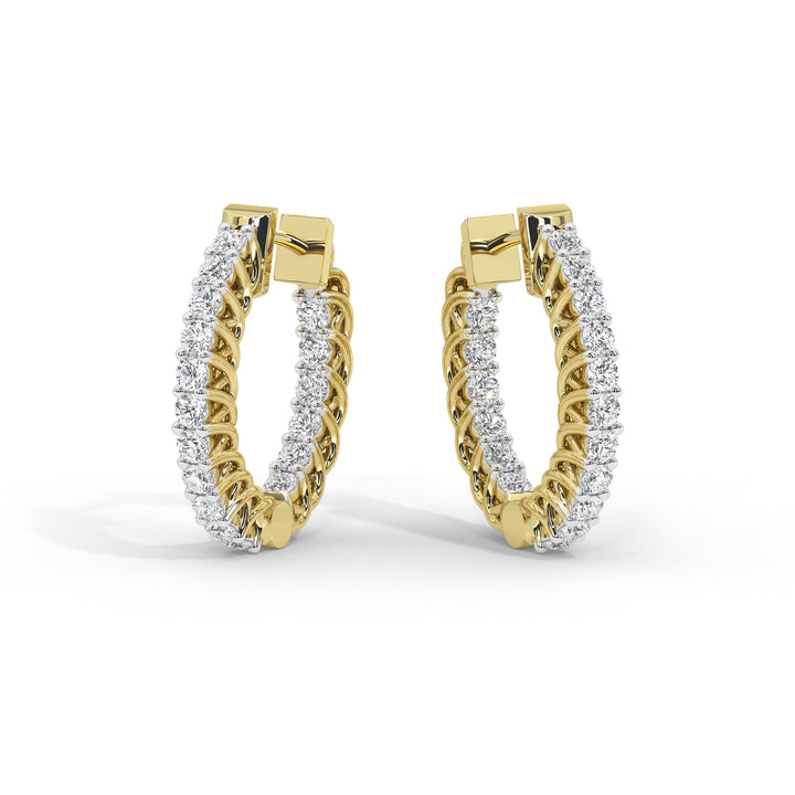 0.8 Carat Rowena Eternity Hoops
