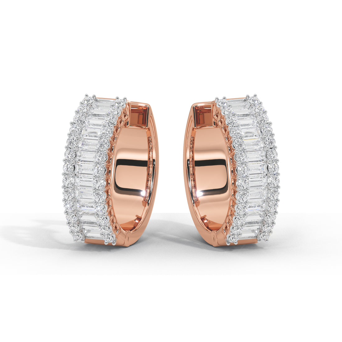 1.6 Carat Corinna Baguette Hoops