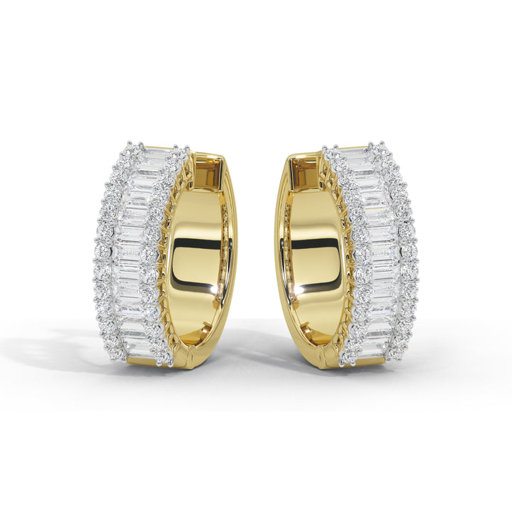 1.6 Carat Corinna Baguette Hoops