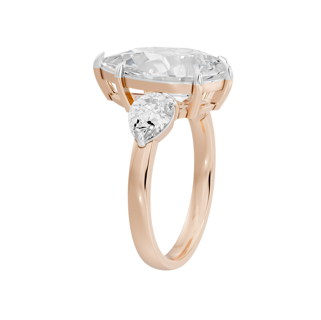 5 Carat Solange Pear Solitaire Ring