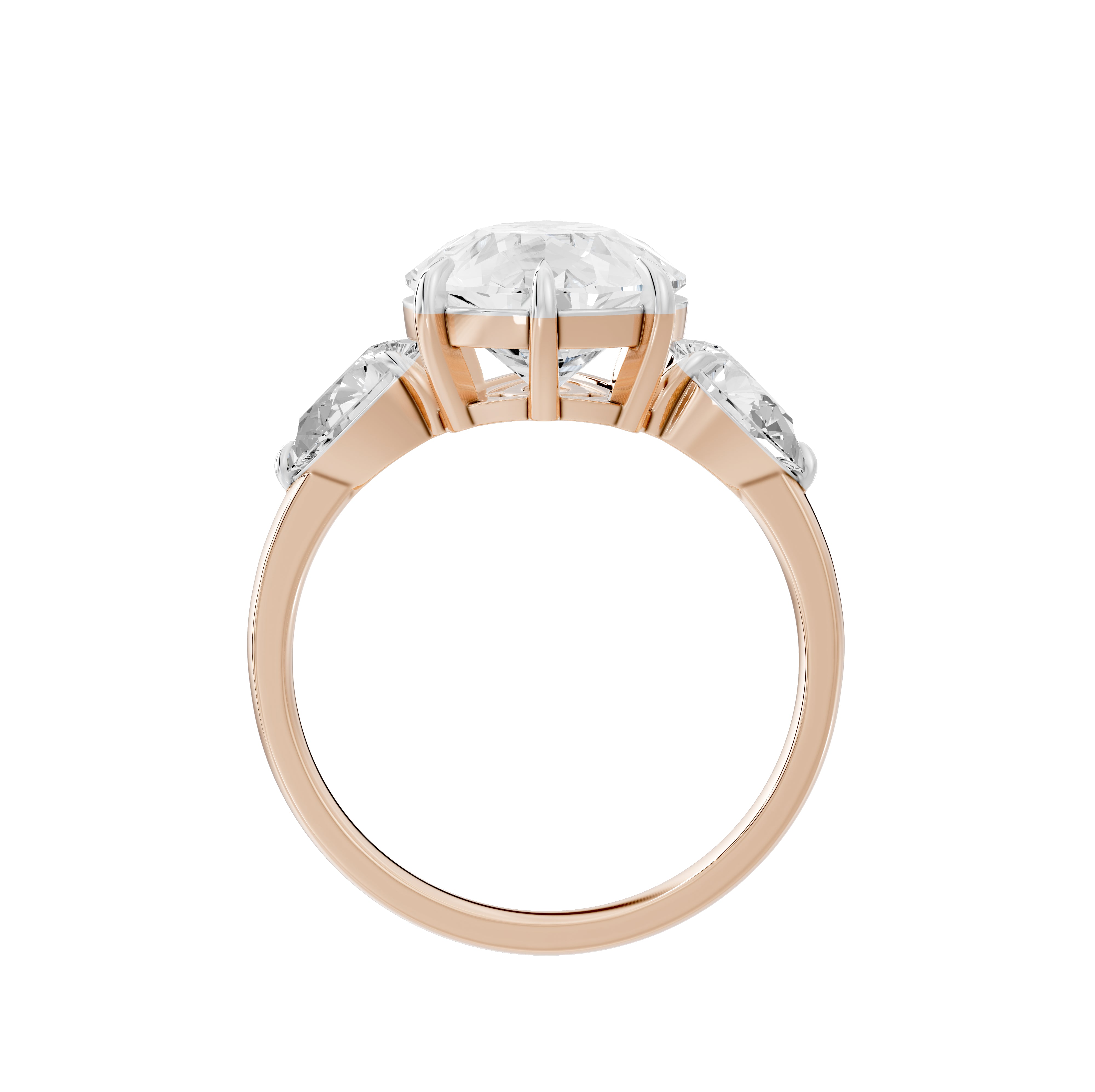 5 Carat Solange Pear Solitaire Ring