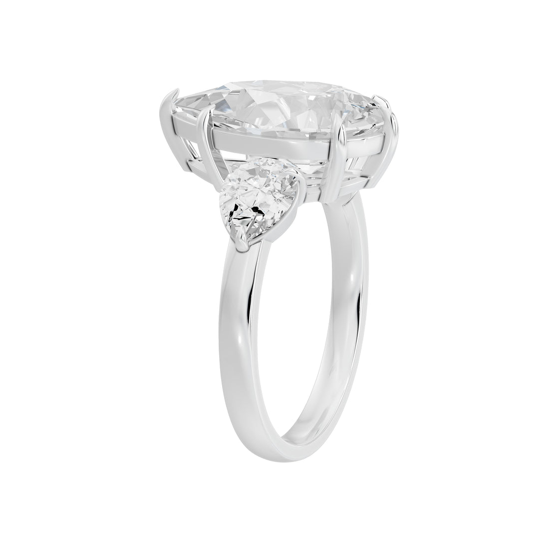 5 Carat Solange Pear Solitaire Ring