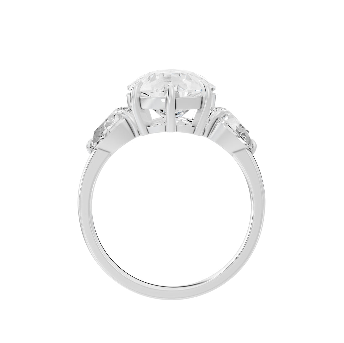 5 Carat Solange Pear Solitaire Ring