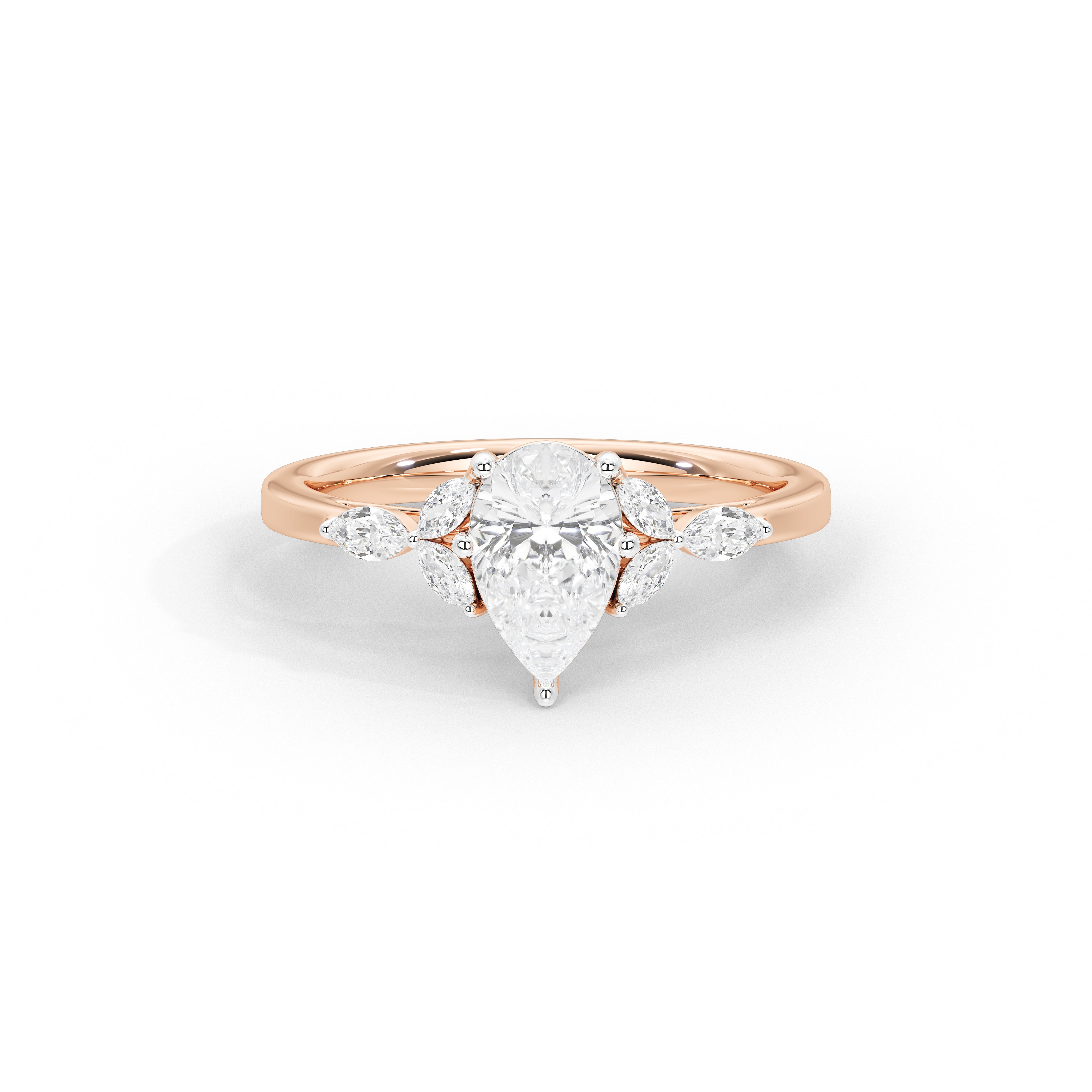 1 Carat Niamh Pear Marquise Diamond Ring