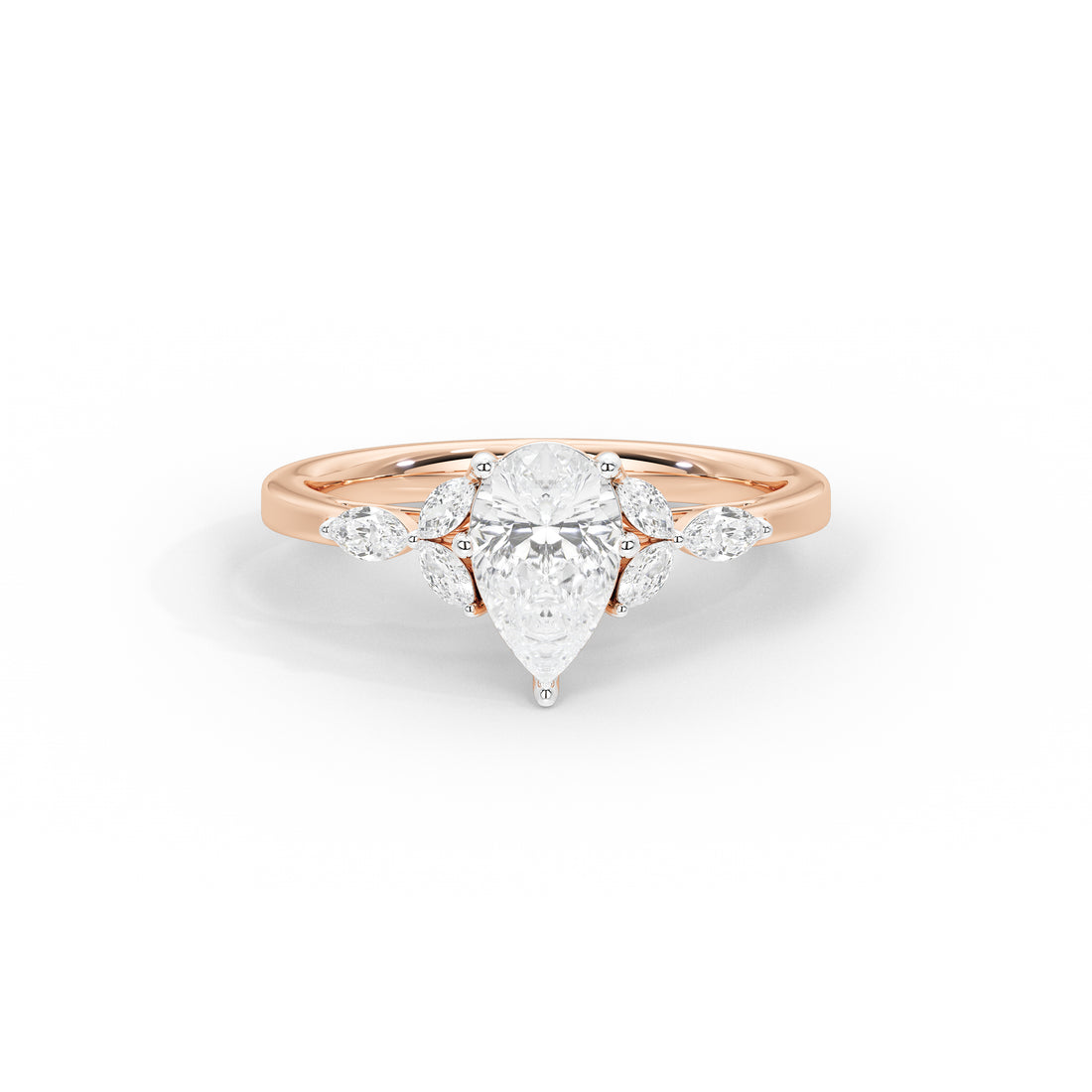 1 Carat Niamh Pear Marquise Diamond Ring