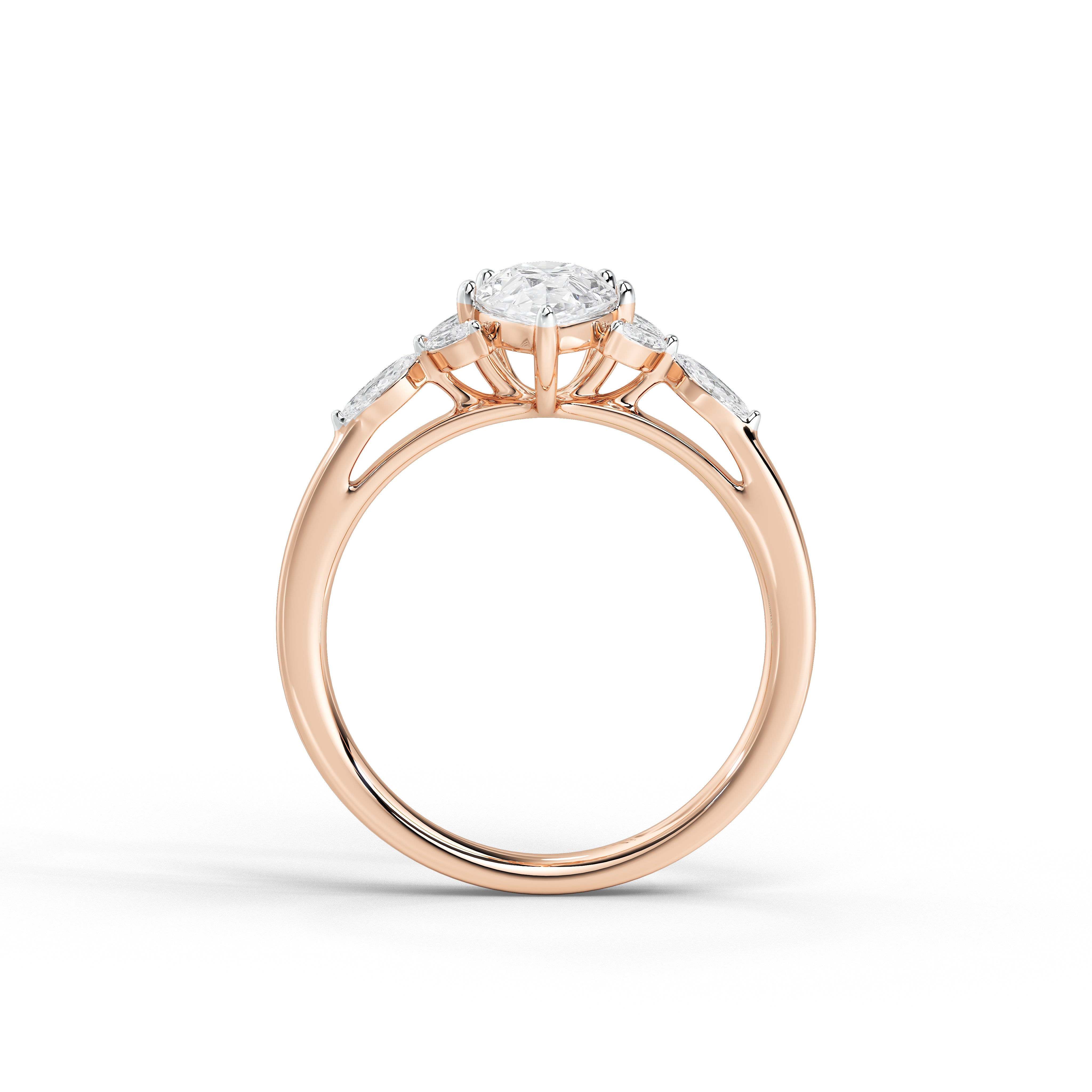 1 Carat Niamh Pear Marquise Diamond Ring