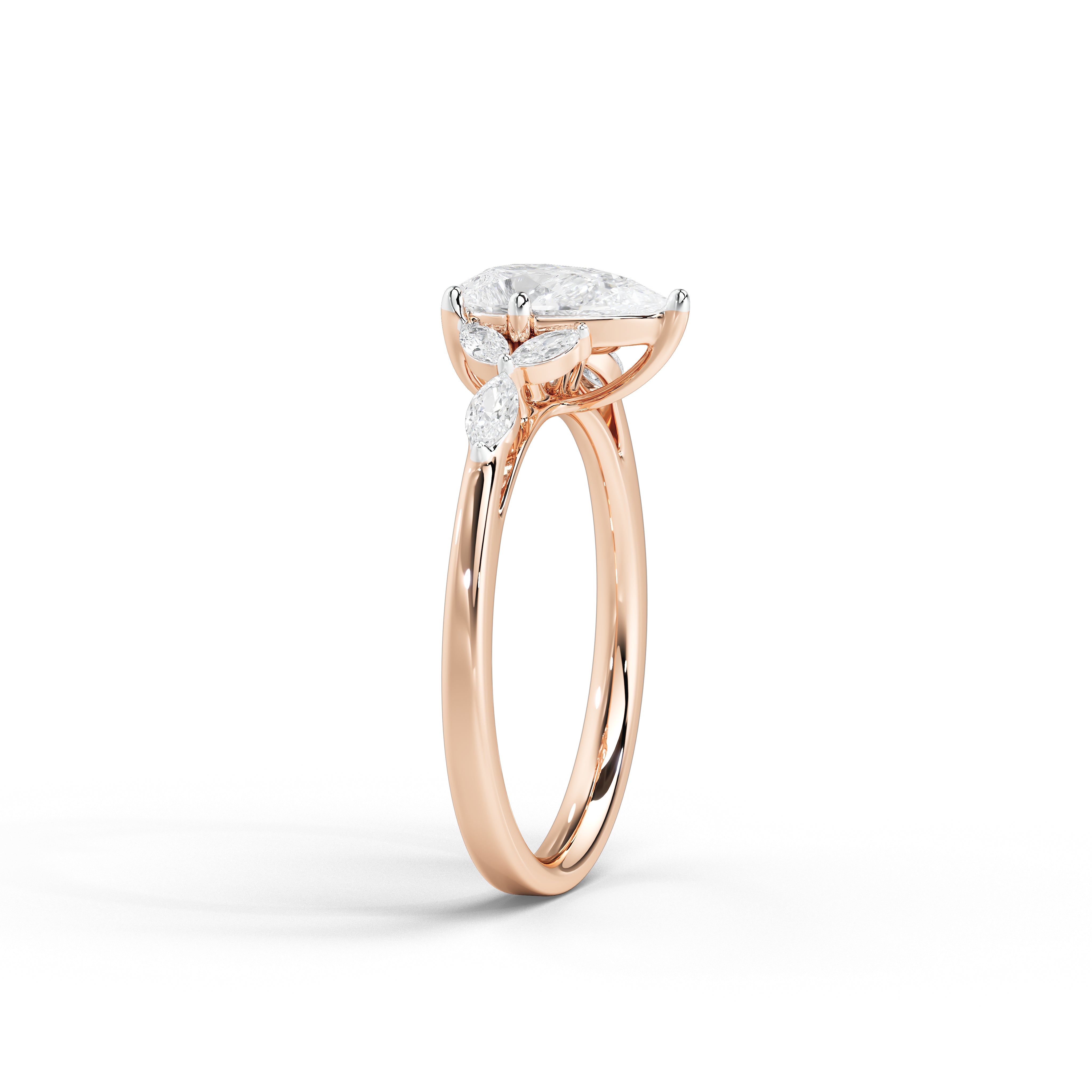 1 Carat Niamh Pear Marquise Diamond Ring