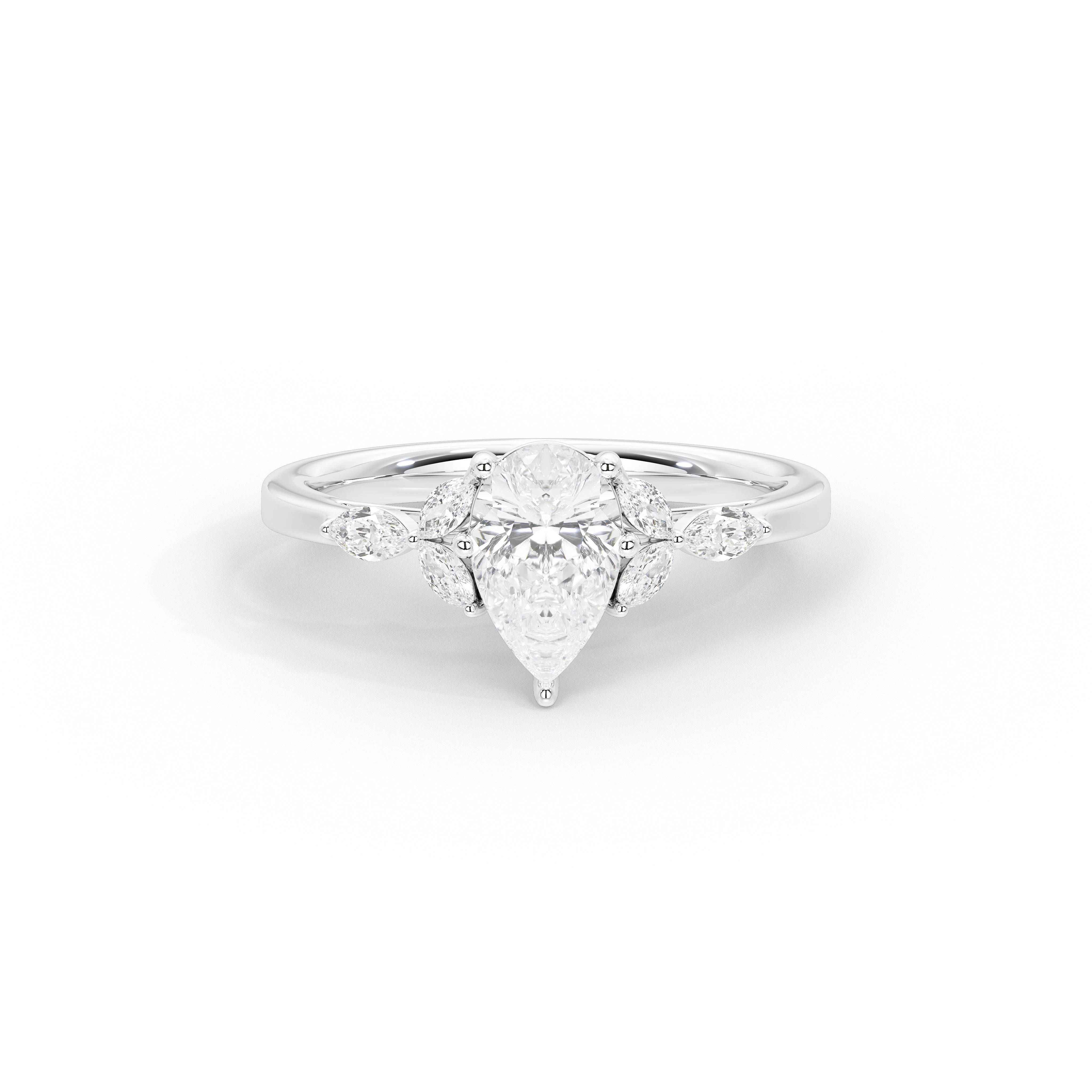 1 Carat Niamh Pear Marquise Diamond Ring