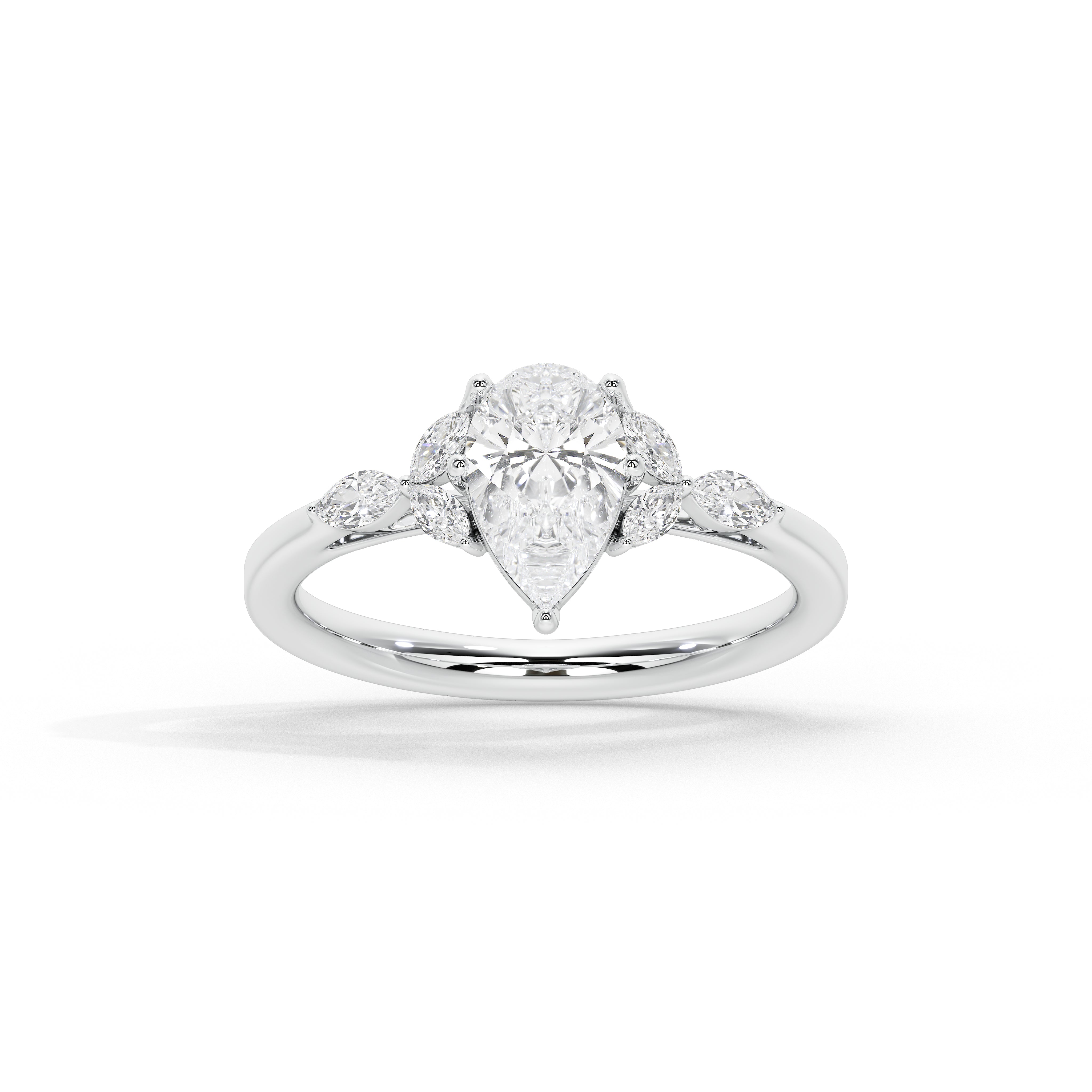 1 Carat Niamh Pear Marquise Diamond Ring