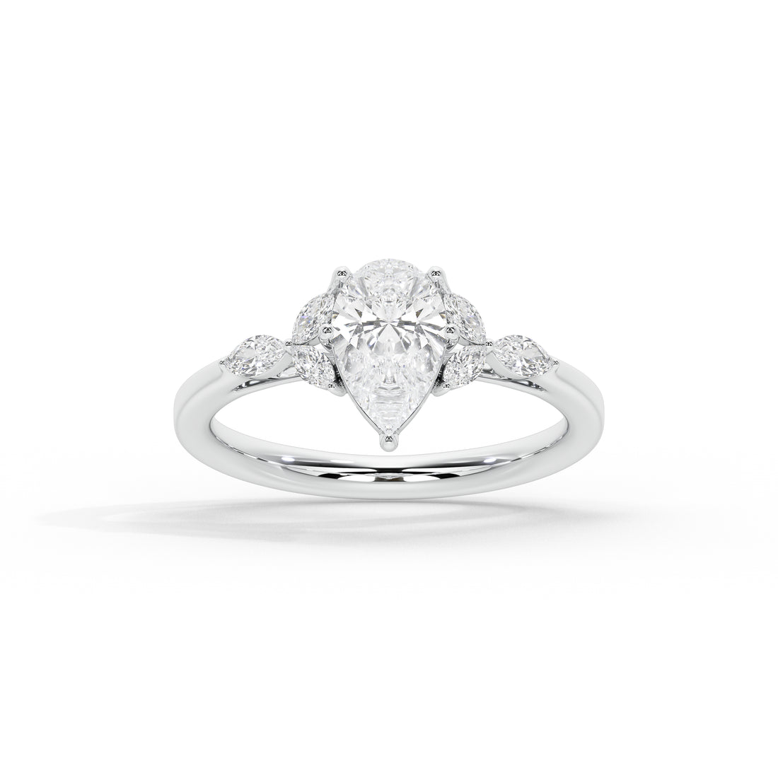 1 Carat Niamh Pear Marquise Diamond Ring