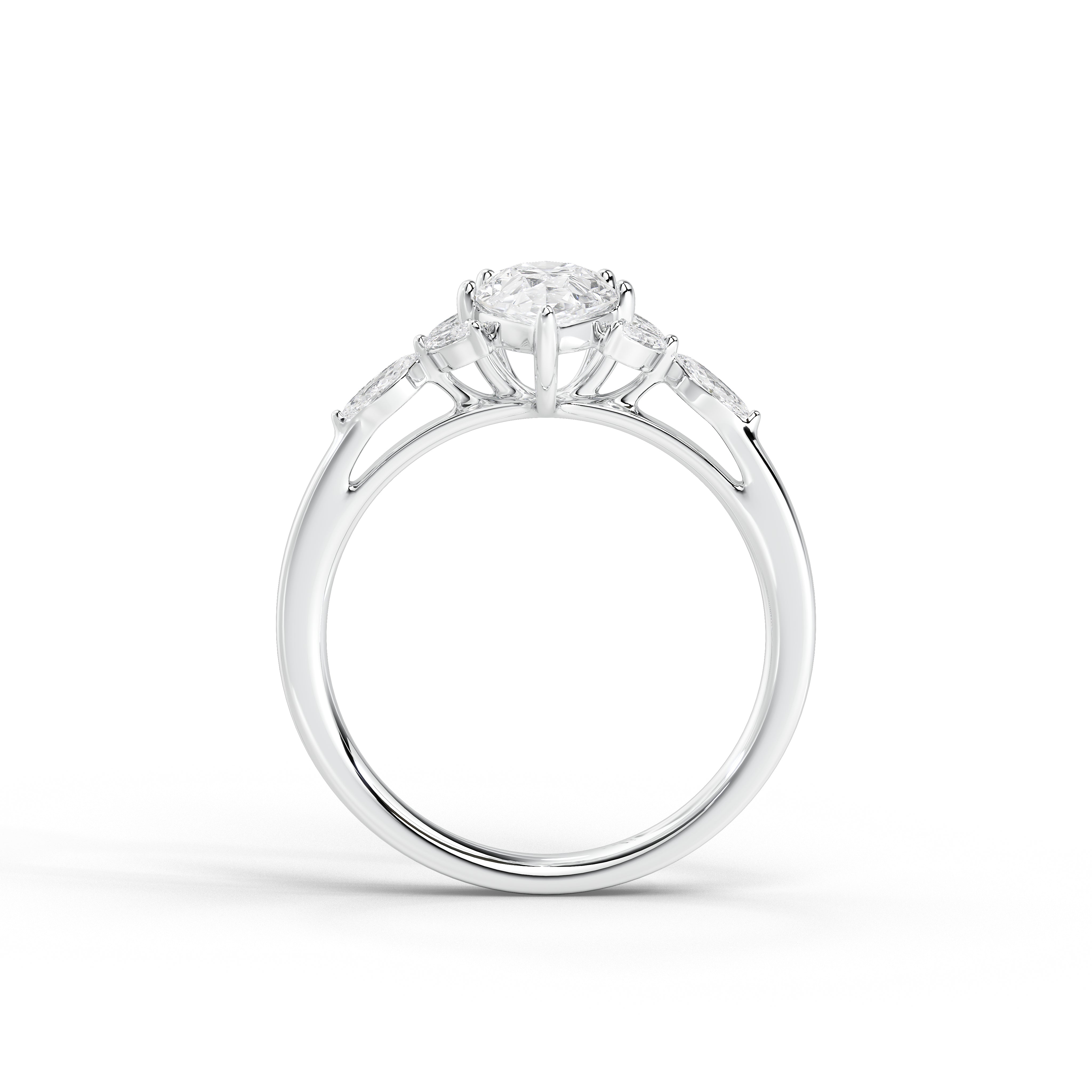 1 Carat Niamh Pear Marquise Diamond Ring