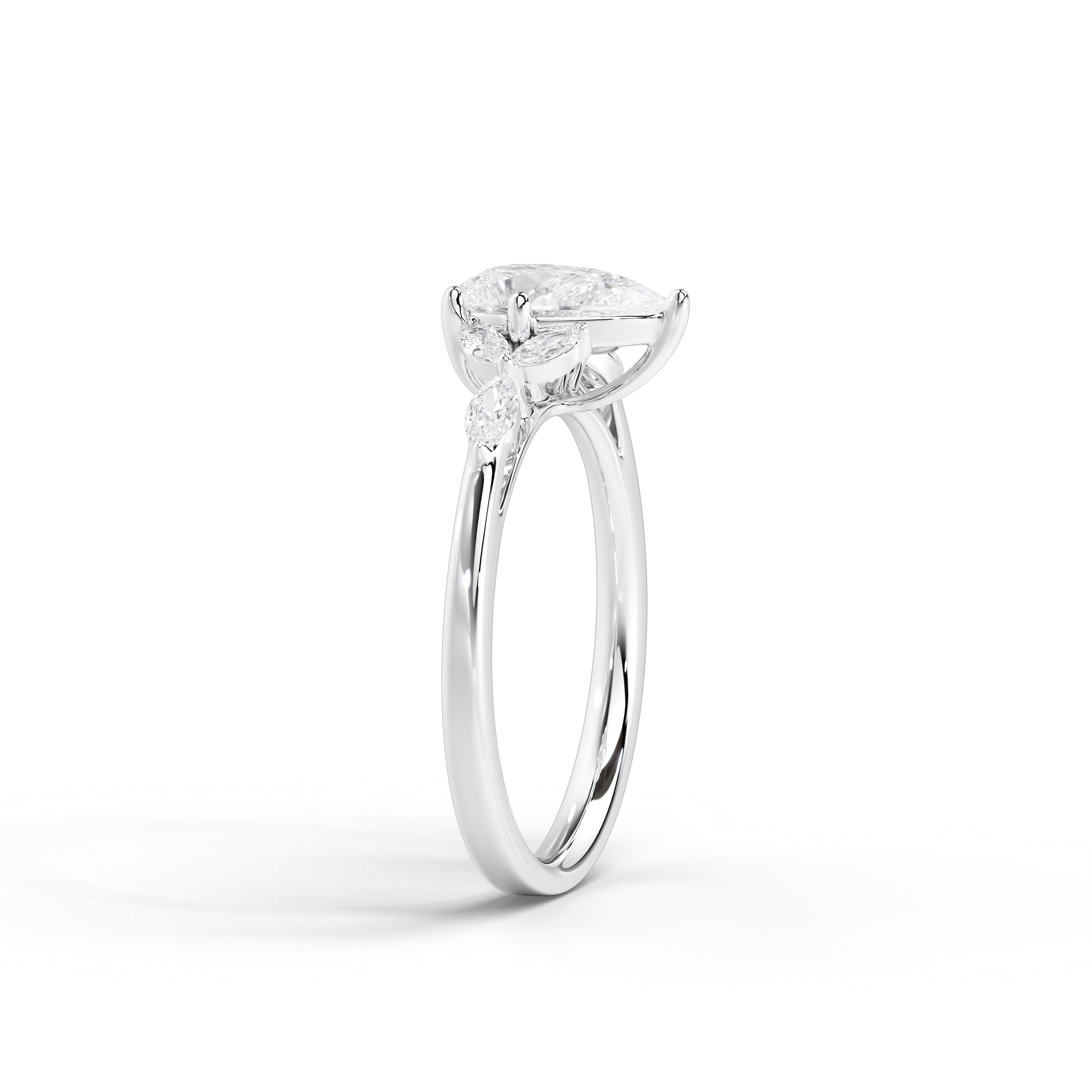 1 Carat Niamh Pear Marquise Diamond Ring