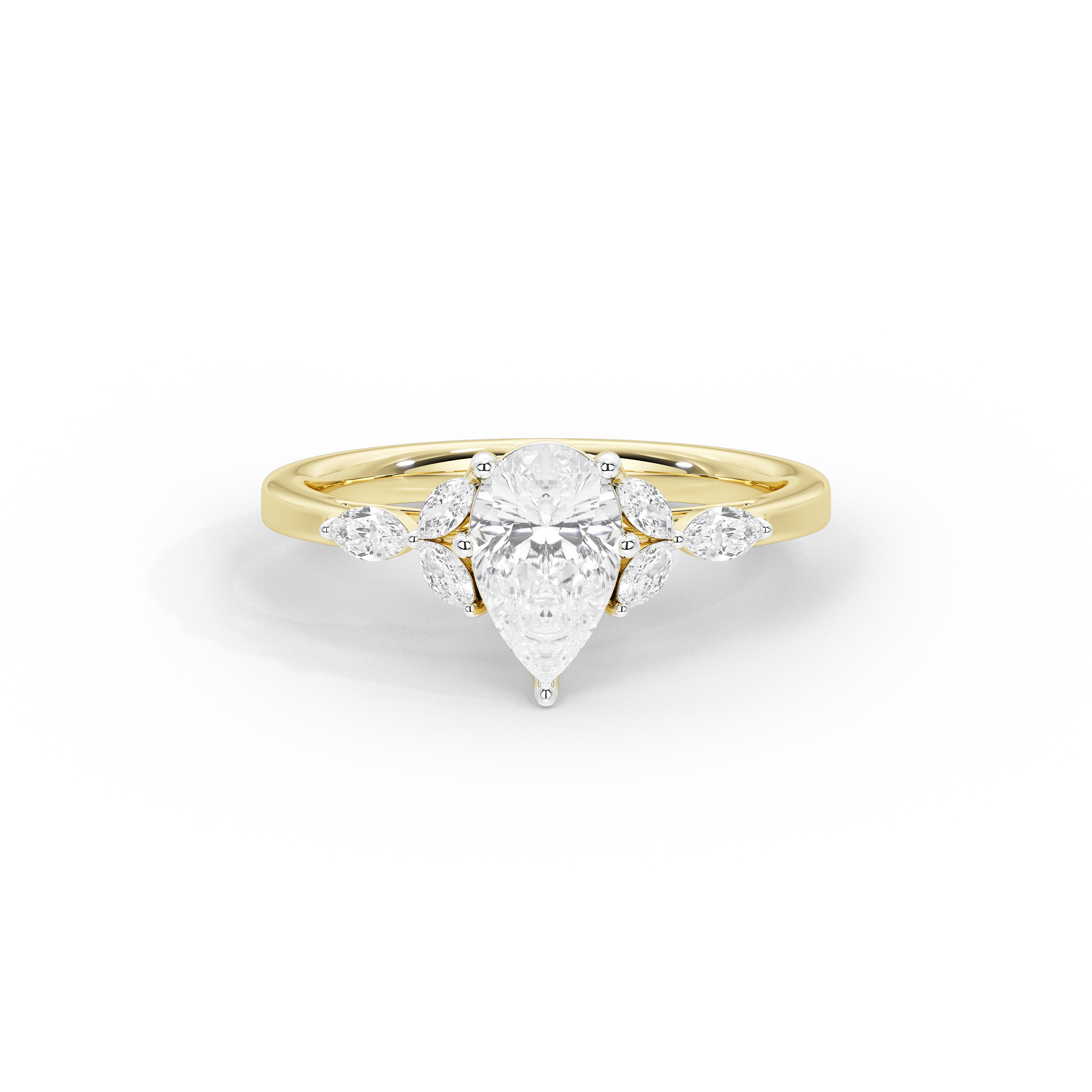 1 Carat Niamh Pear Marquise Diamond Ring