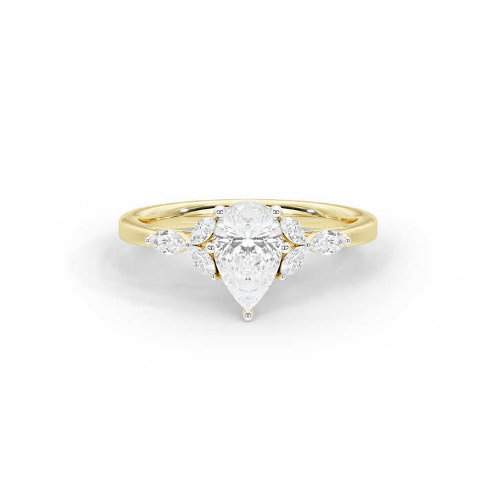 1 Carat Niamh Pear Marquise Diamond Ring