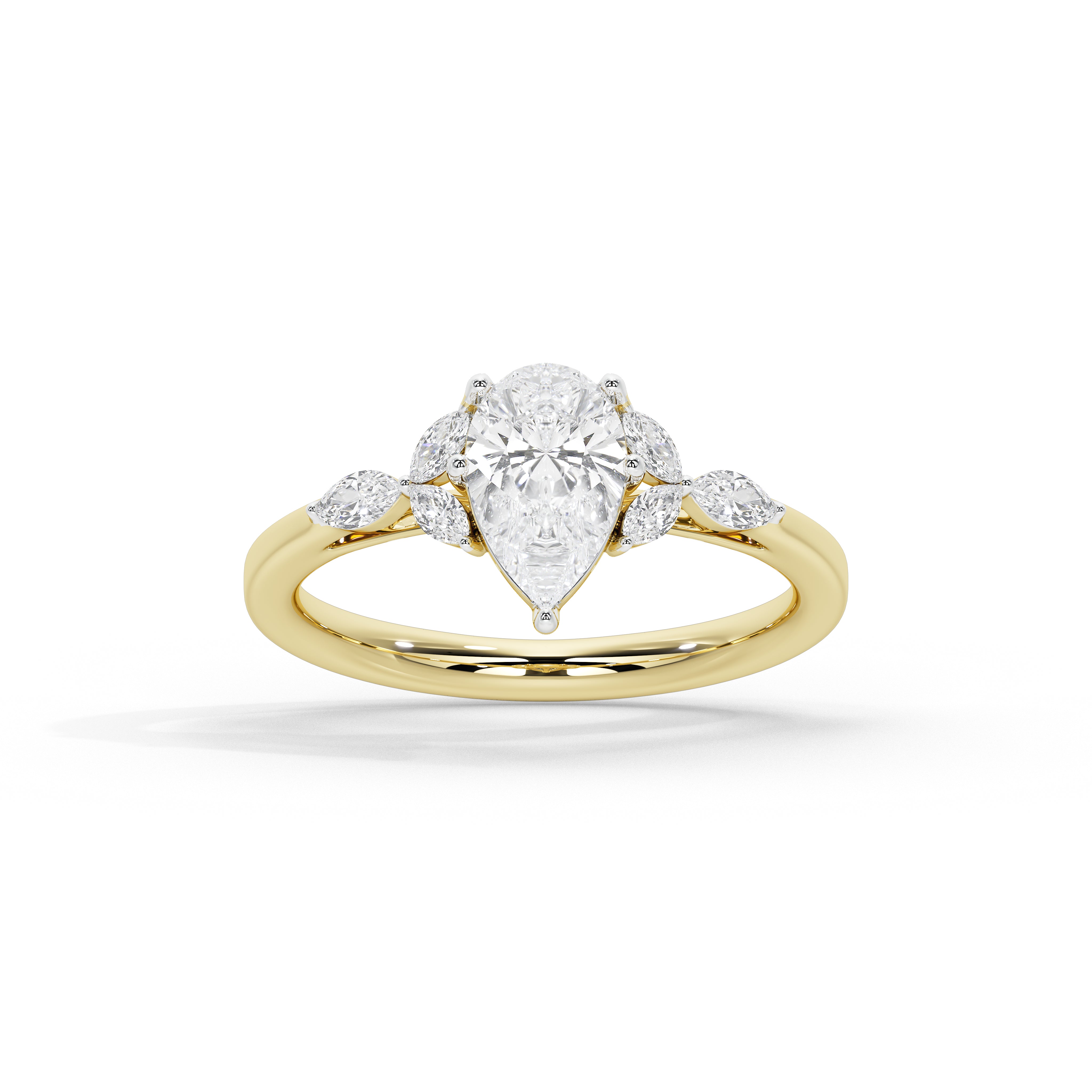 1 Carat Niamh Pear Marquise Diamond Ring