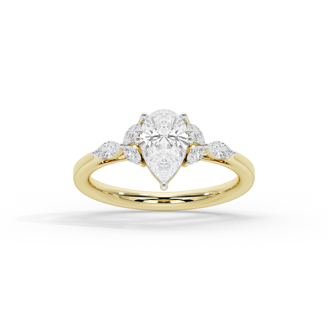 1 Carat Niamh Pear Marquise Diamond Ring