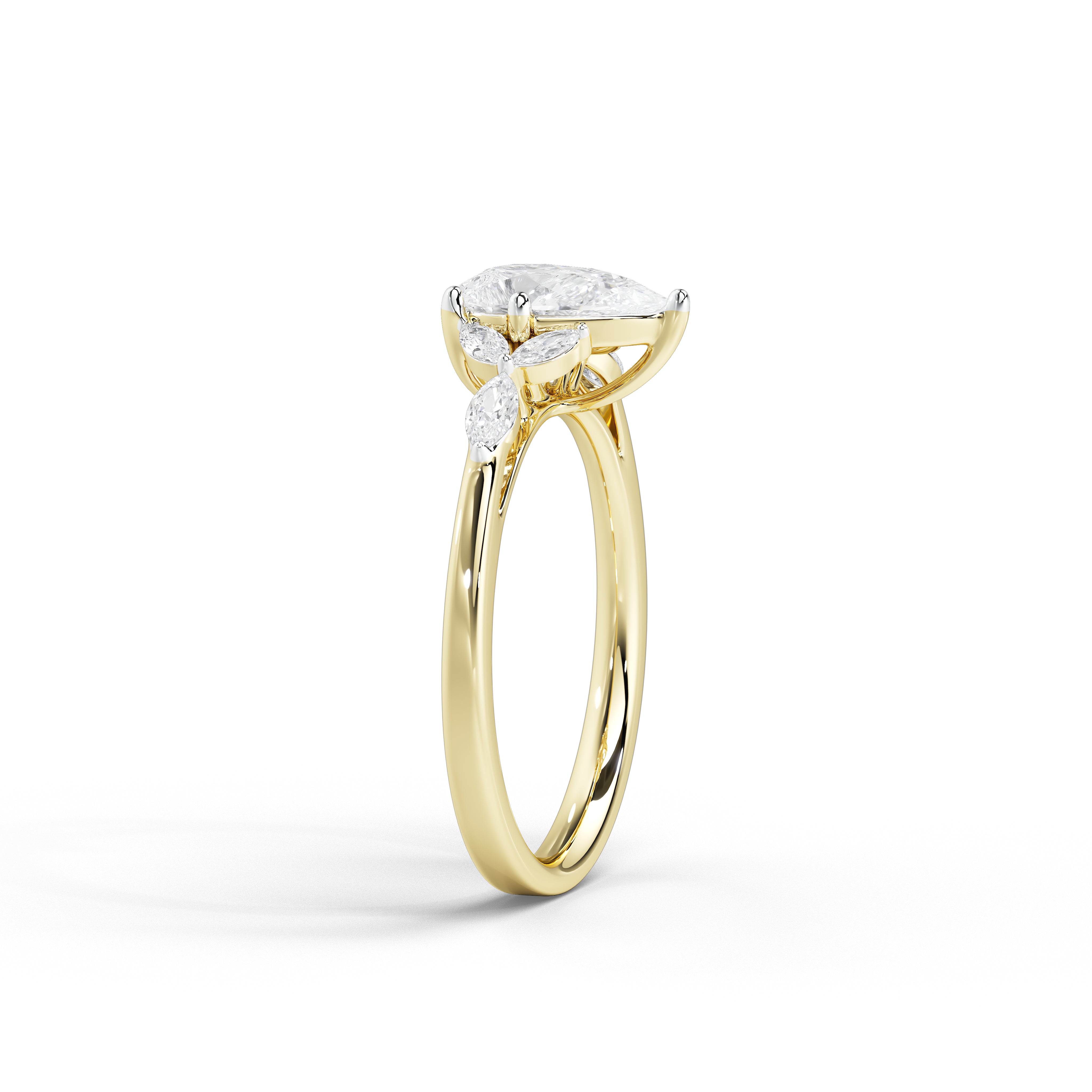 1 Carat Niamh Pear Marquise Diamond Ring