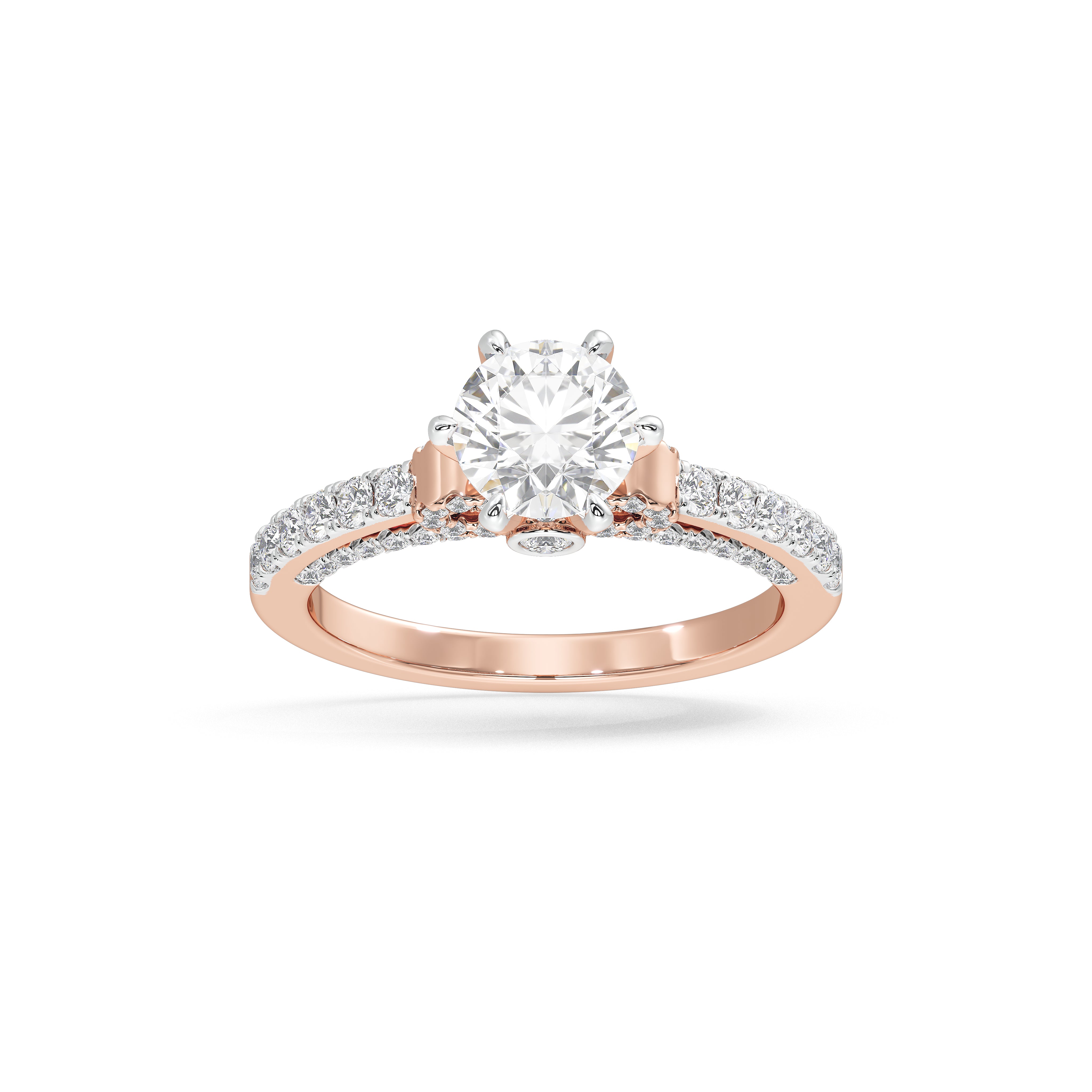 1 Carat Zinara Round Solitaire Ring