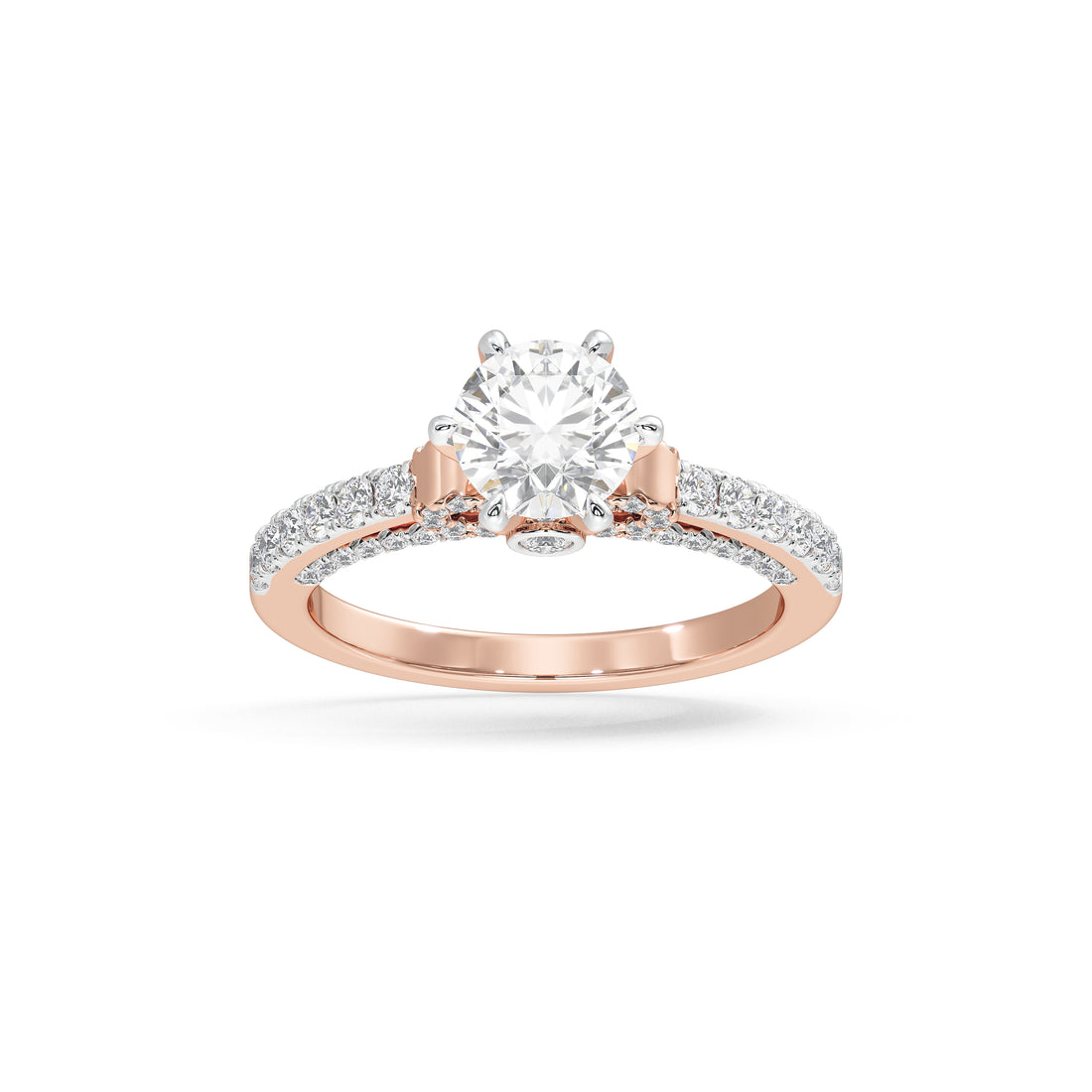 1 Carat Zinara Round Solitaire Ring
