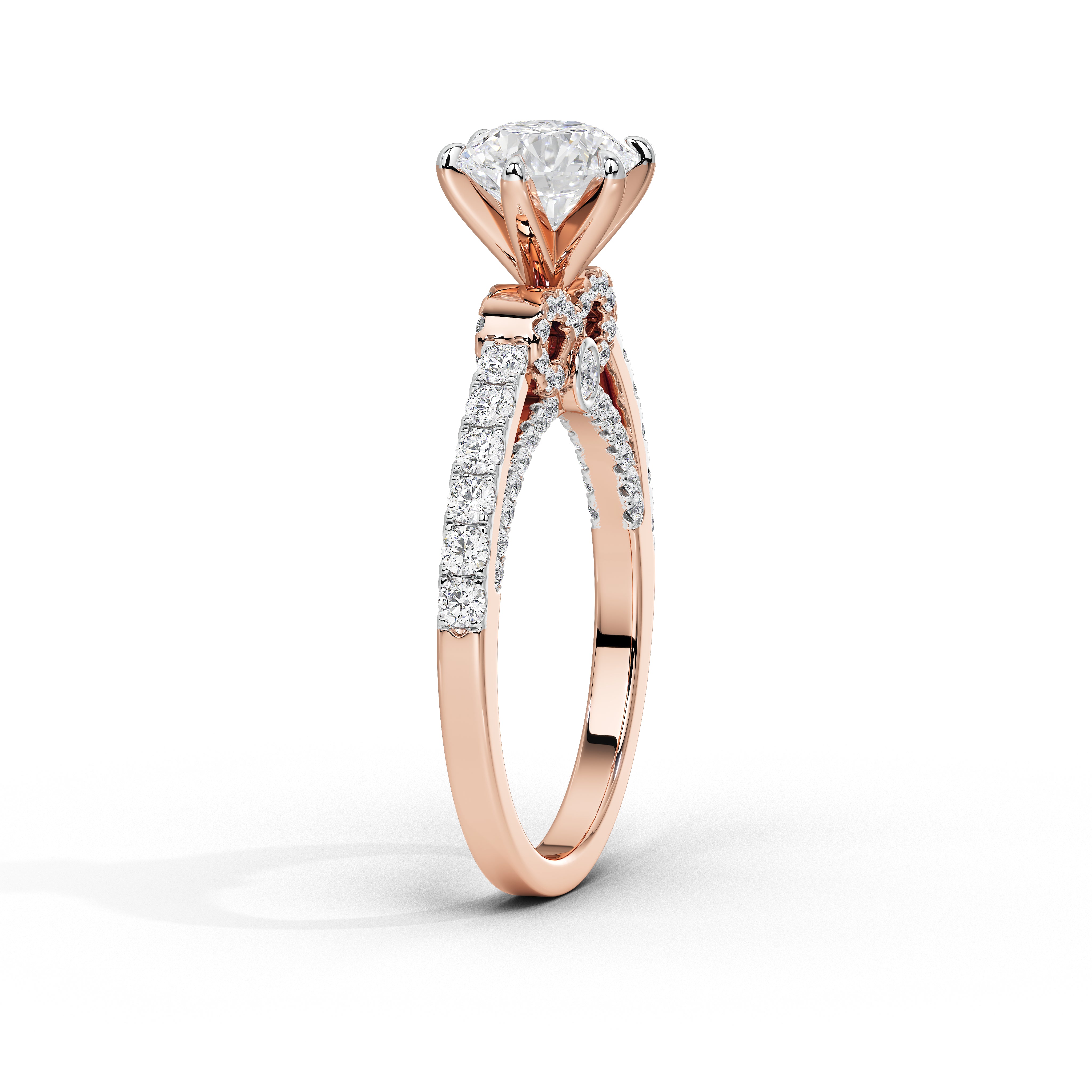 1 Carat Zinara Round Solitaire Ring