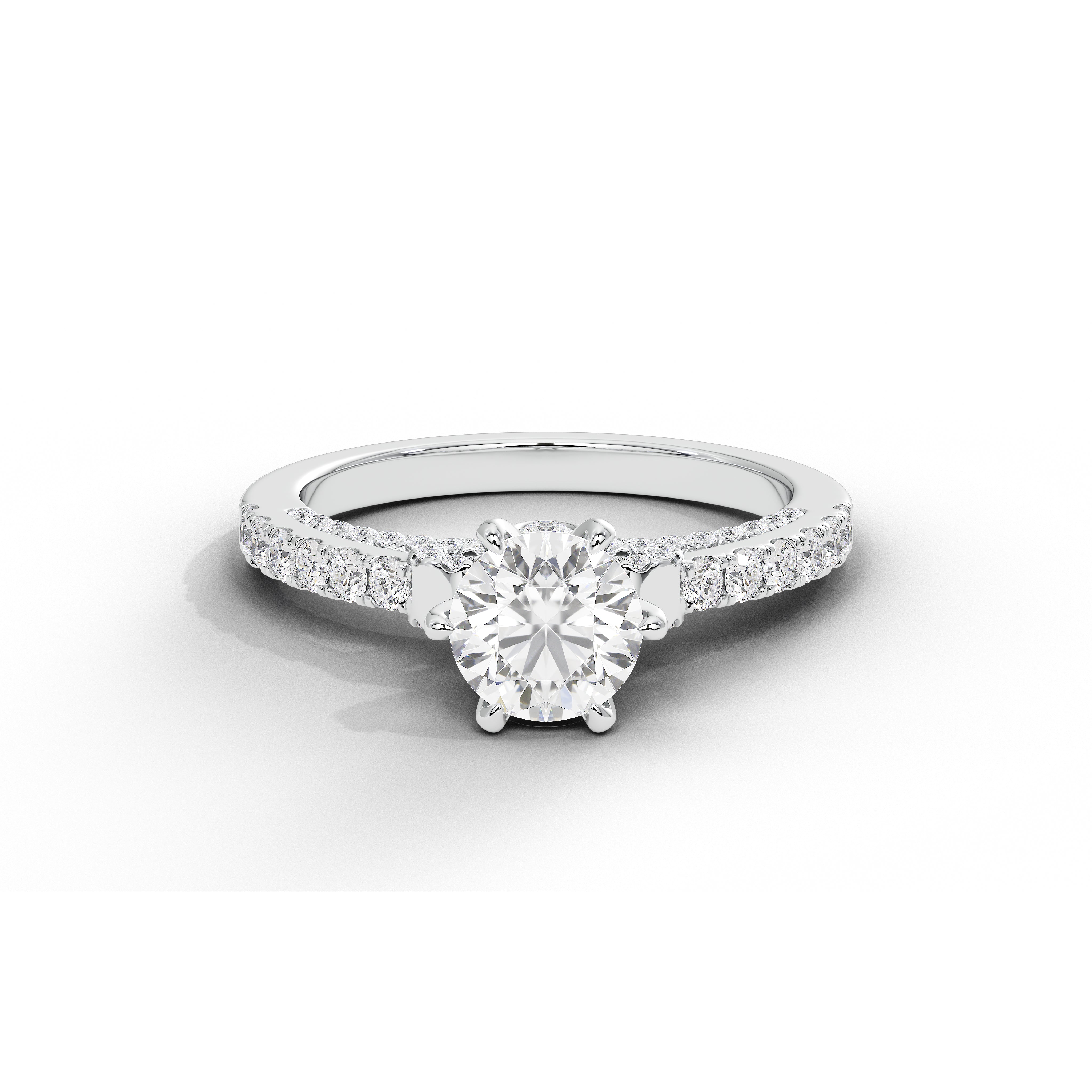 1 Carat Zinara Round Solitaire Ring