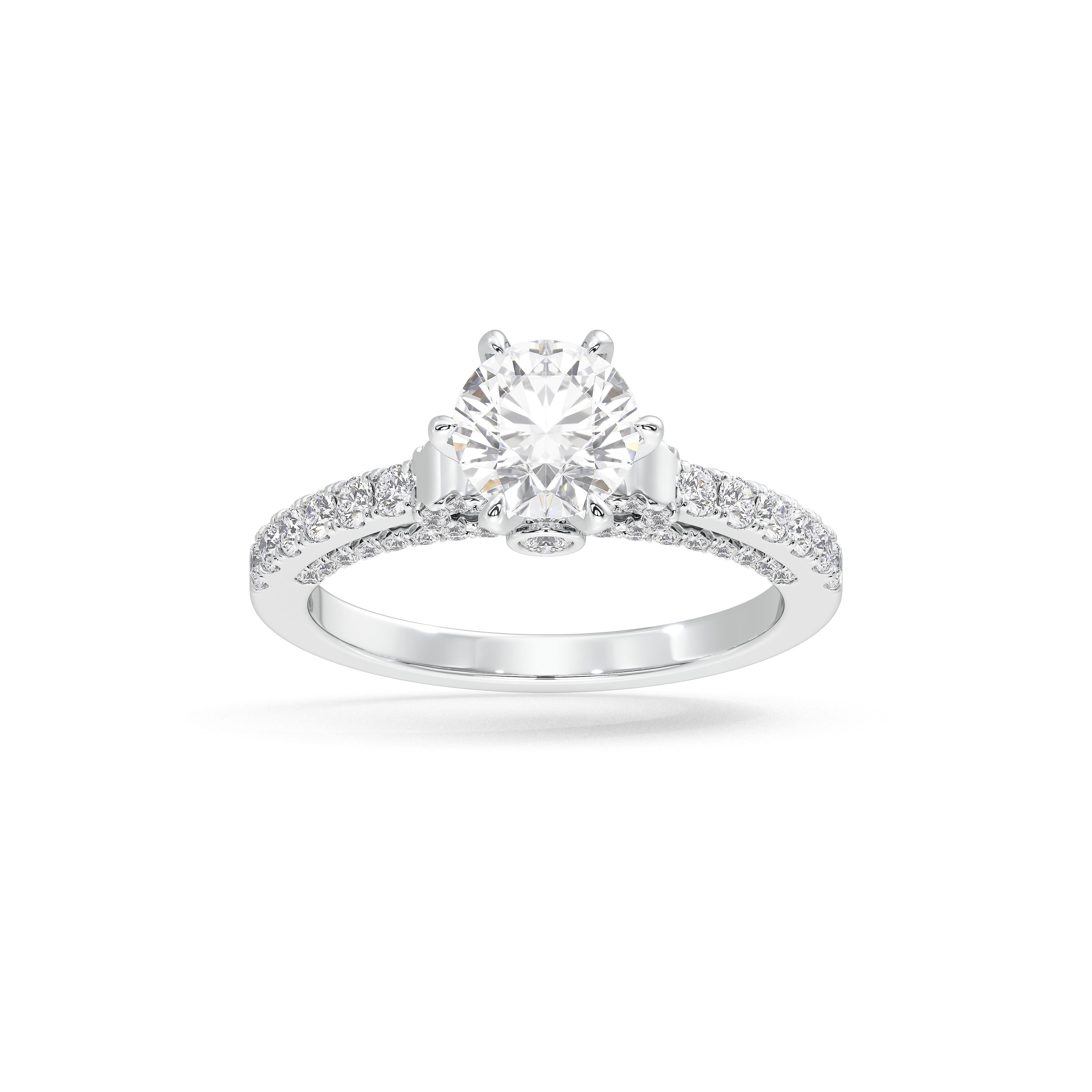 1 Carat Zinara Round Solitaire Ring