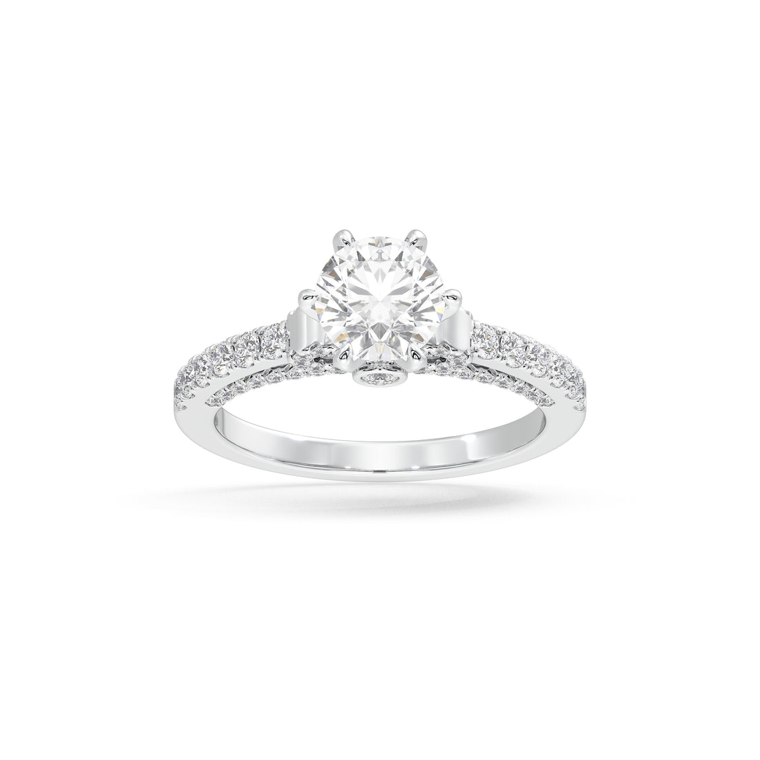 1 Carat Zinara Round Solitaire Ring